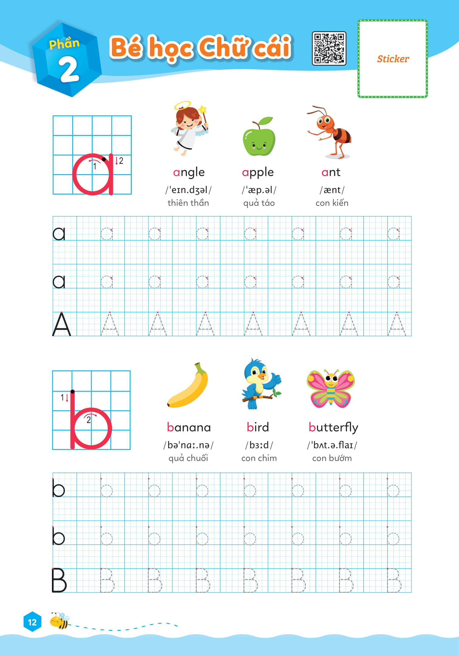 hello chào lớp 1 - làm quen tiếng anh - Ảnh 5