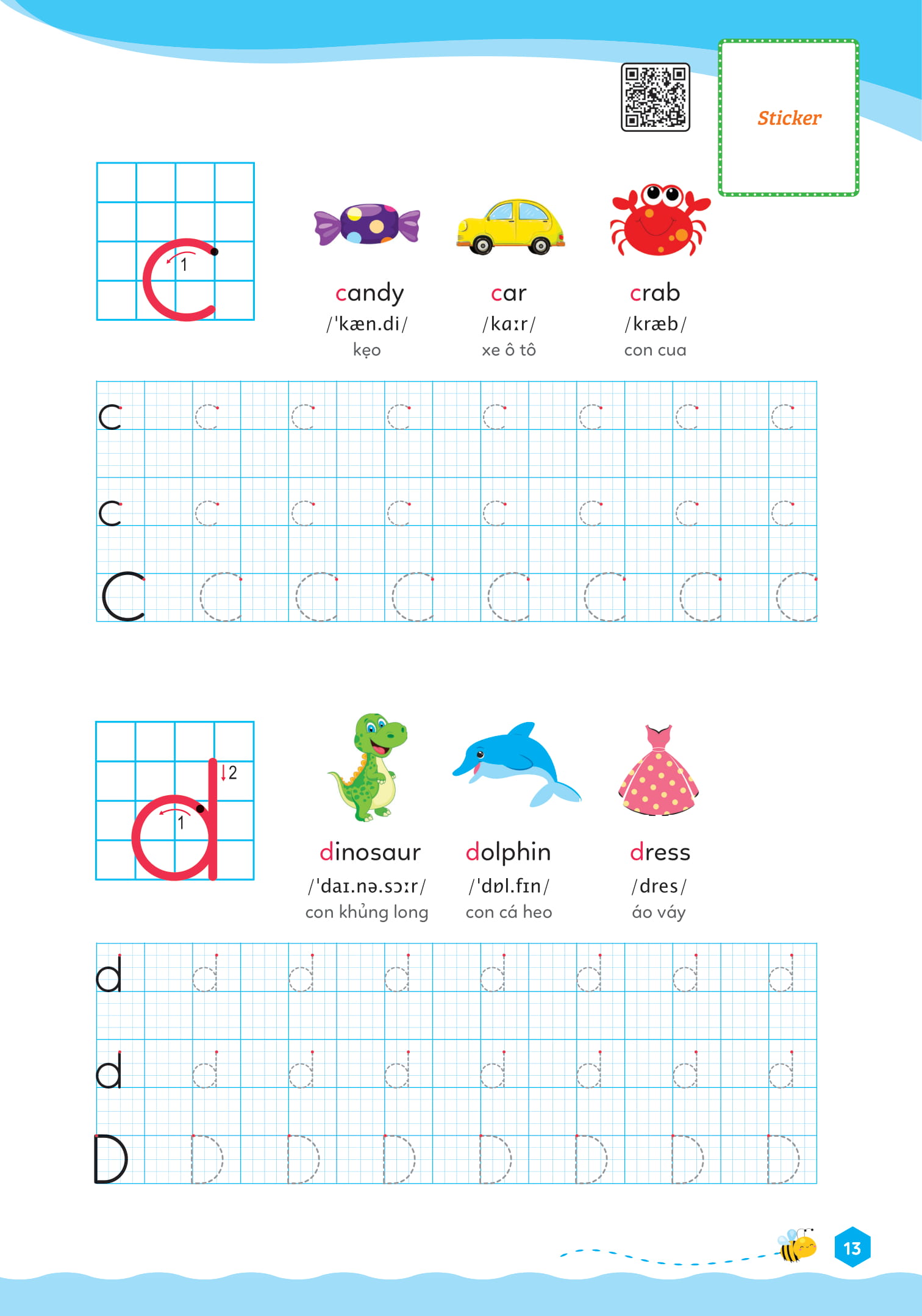 hello chào lớp 1 - làm quen tiếng anh - Ảnh 6