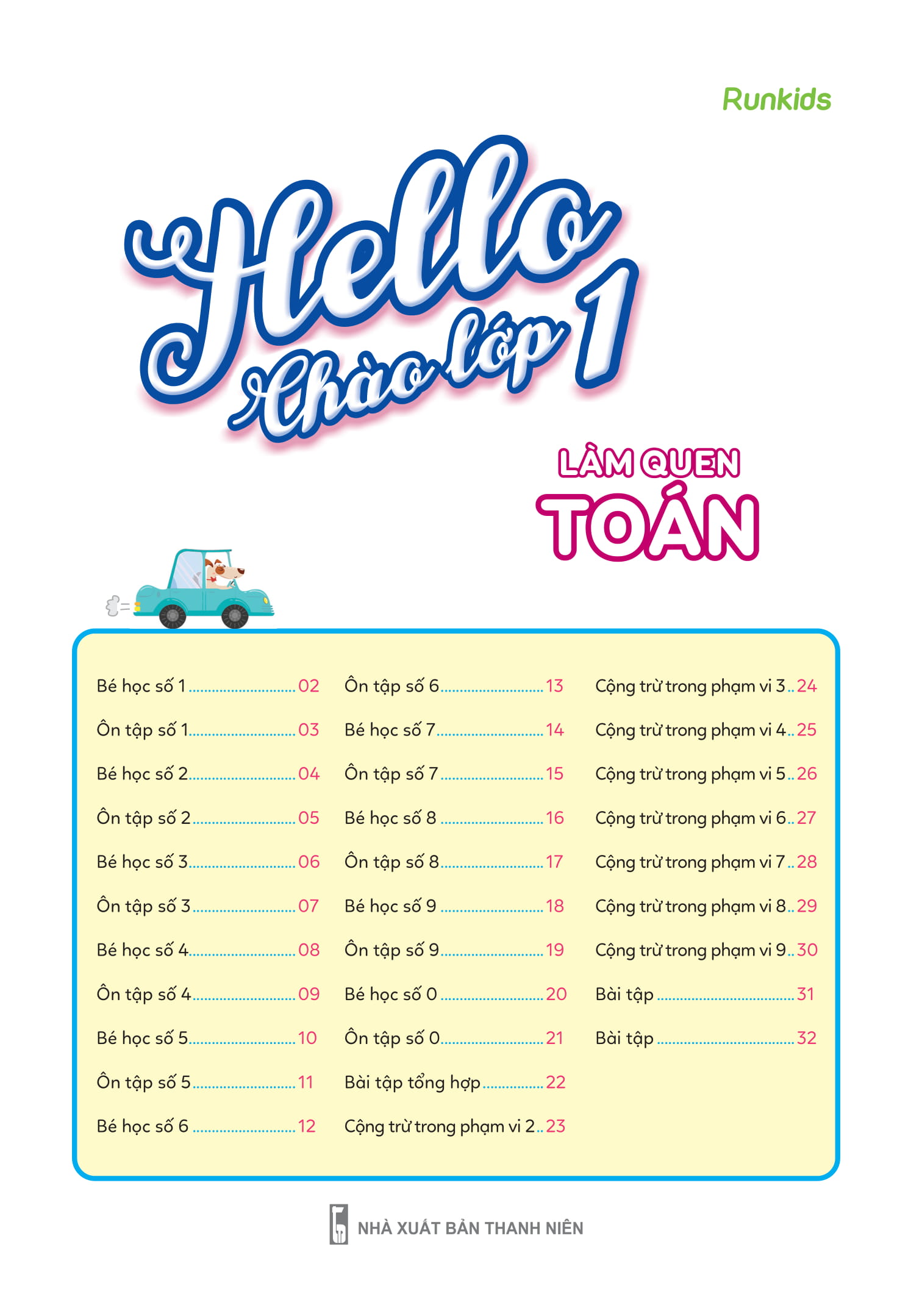 hello chào lớp 1 - làm quen toán - Ảnh 2