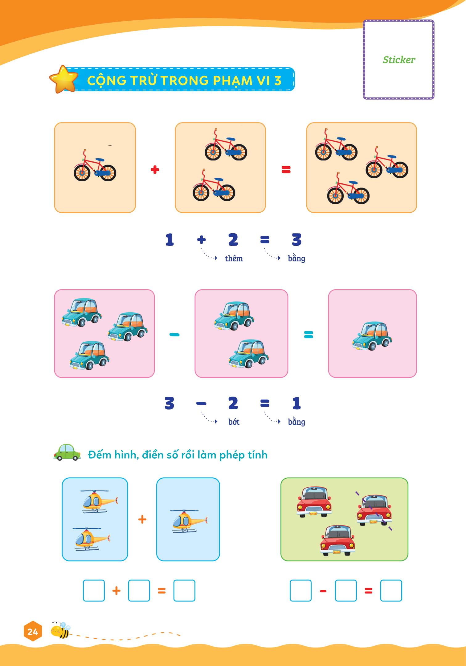hello chào lớp 1 - làm quen toán - Ảnh 6