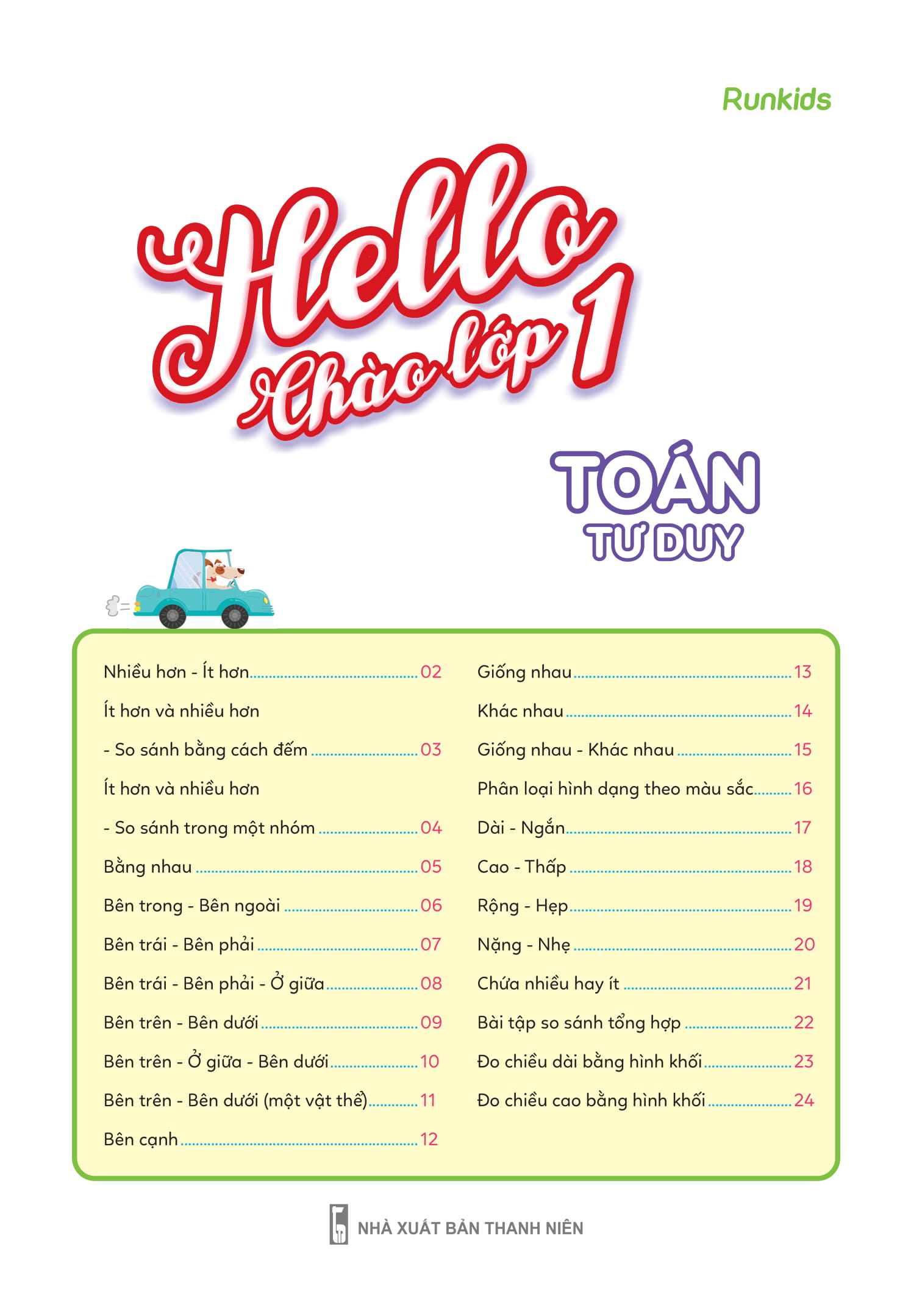 hello chào lớp 1 - toán tư duy - Ảnh 2