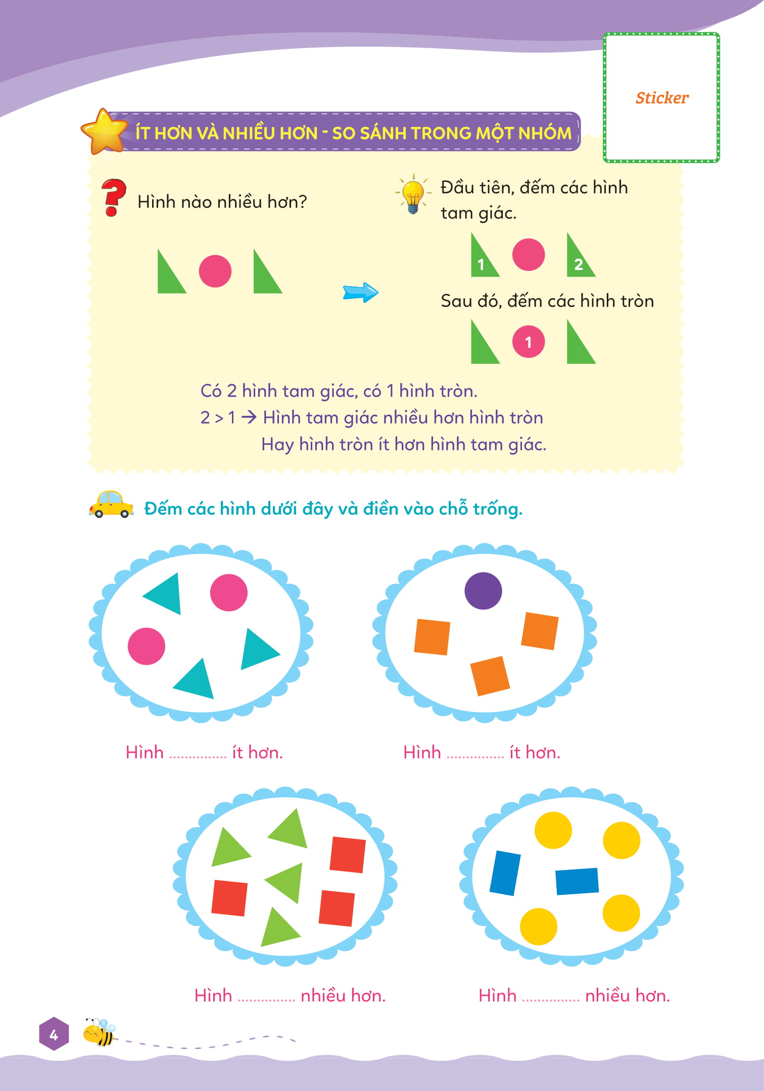 hello chào lớp 1 - toán tư duy - Ảnh 5