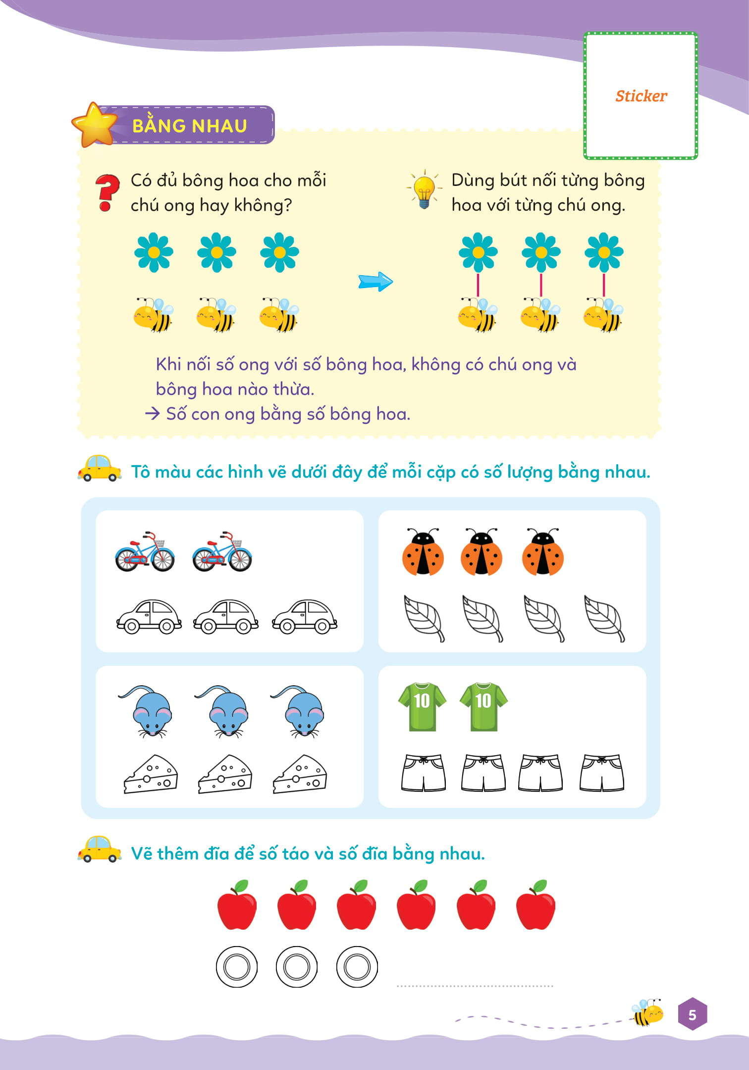 hello chào lớp 1 - toán tư duy - Ảnh 6