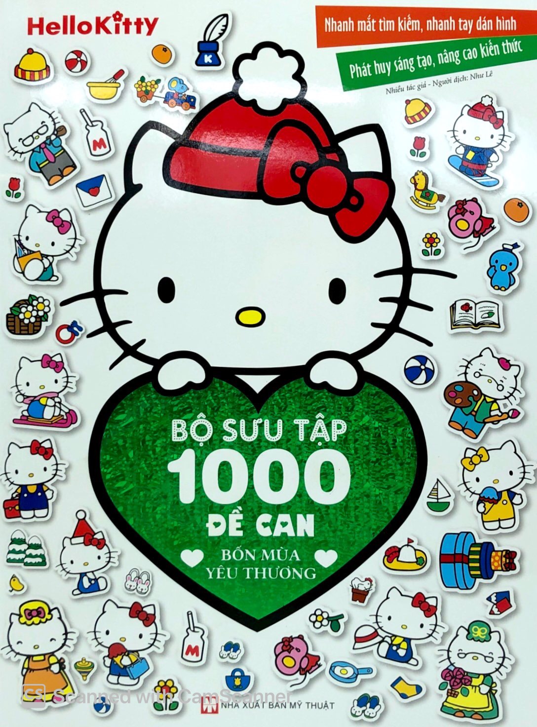 hello kitty - bộ sưu tập 1000 đề can - bốn mùa yêu thương - Ảnh 2