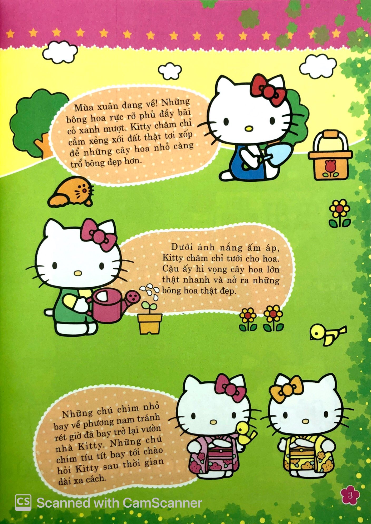 hello kitty - bộ sưu tập 1000 đề can - bốn mùa yêu thương - Ảnh 4