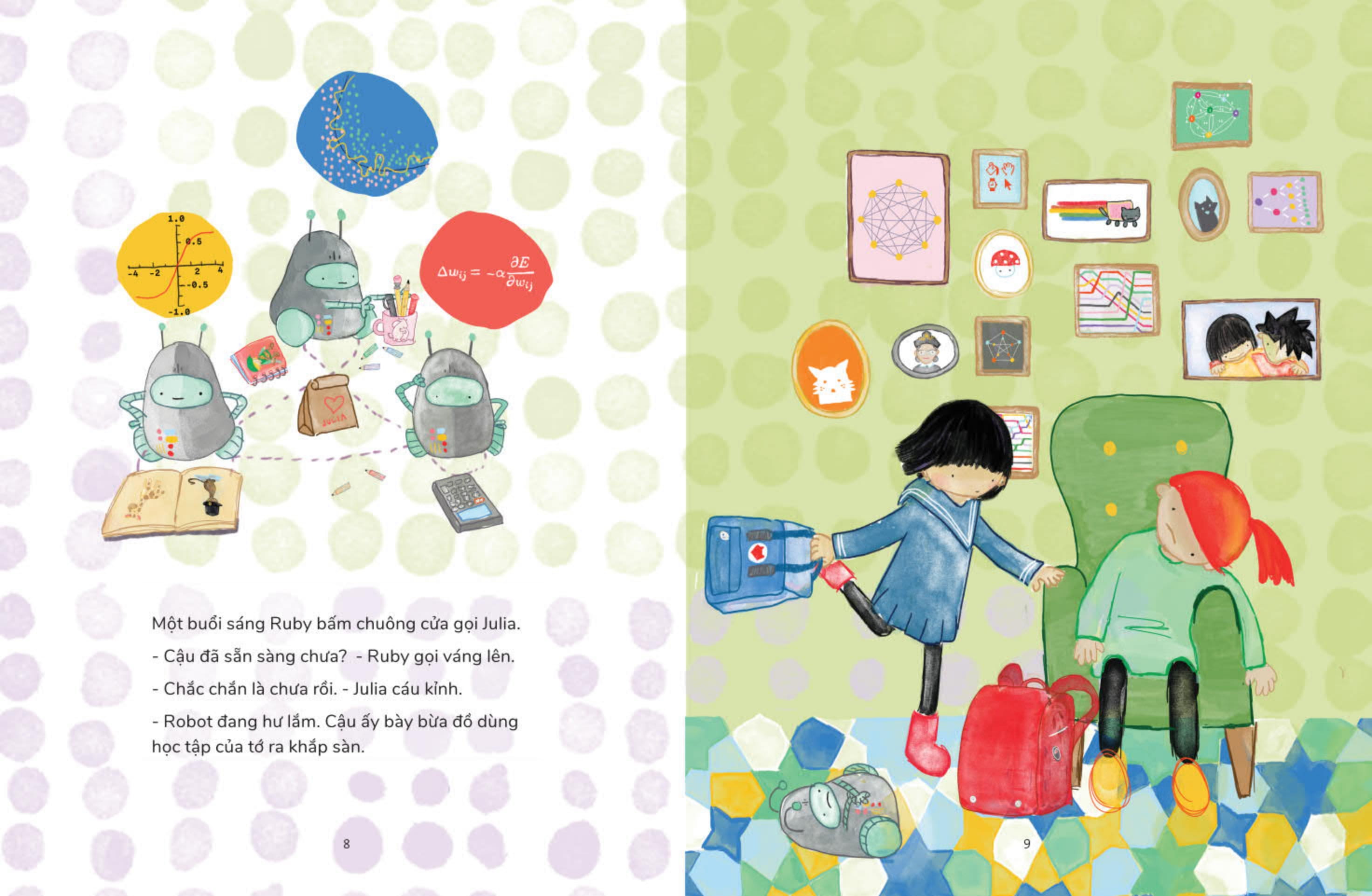 hello ruby - ngày đầu đến trường của robot - bìa cứng - Ảnh 5