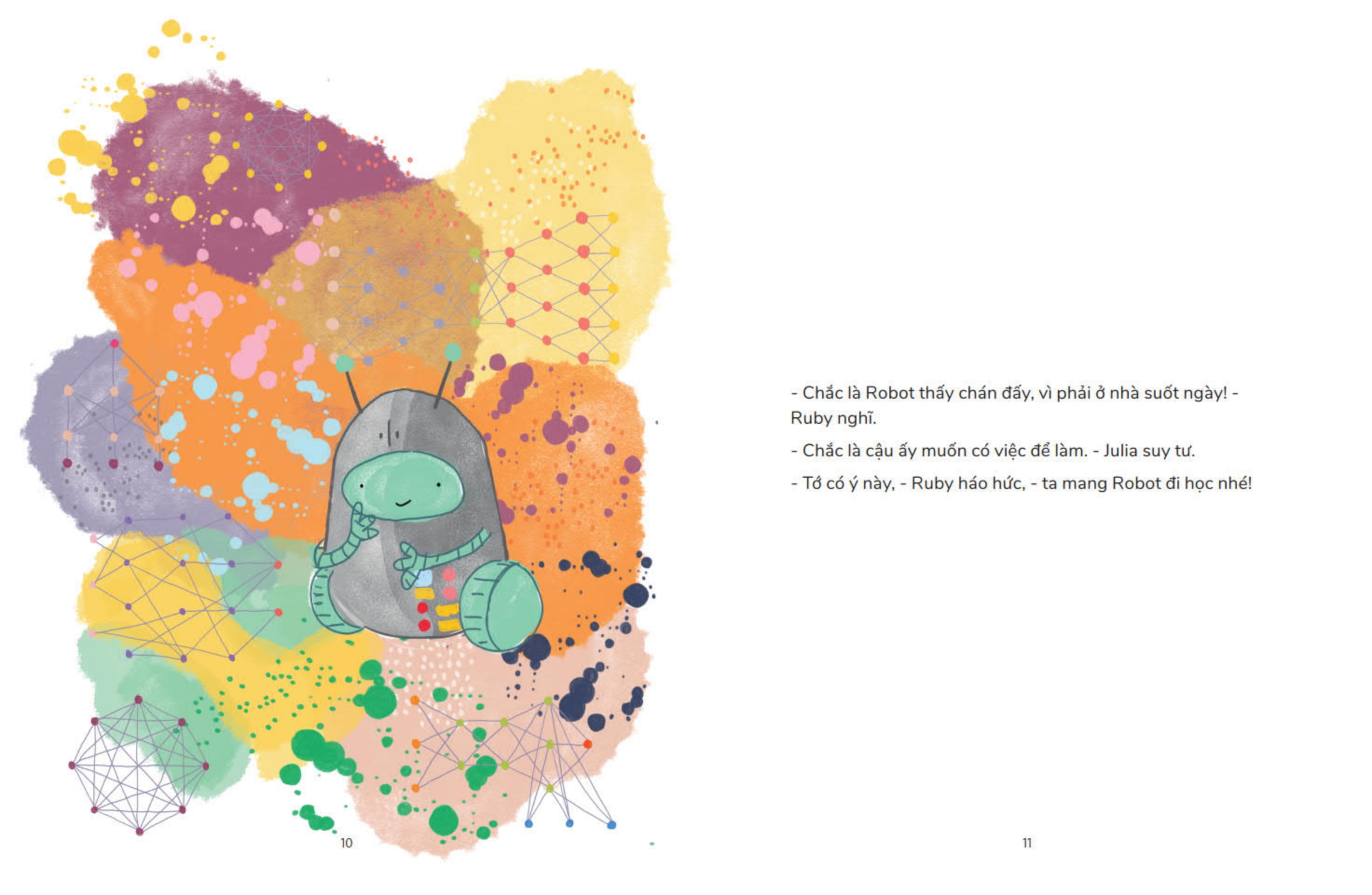 hello ruby - ngày đầu đến trường của robot - bìa cứng - Ảnh 6