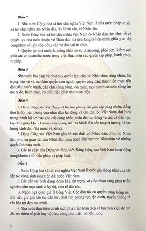 hiến pháp nước cộng hòa xã hội chủ nghĩa việt nam - bản giới hạn - bìa cứng - Ảnh 4