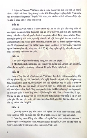 hiến pháp nước cộng hòa xã hội chủ nghĩa việt nam - bản giới hạn - bìa cứng - Ảnh 6
