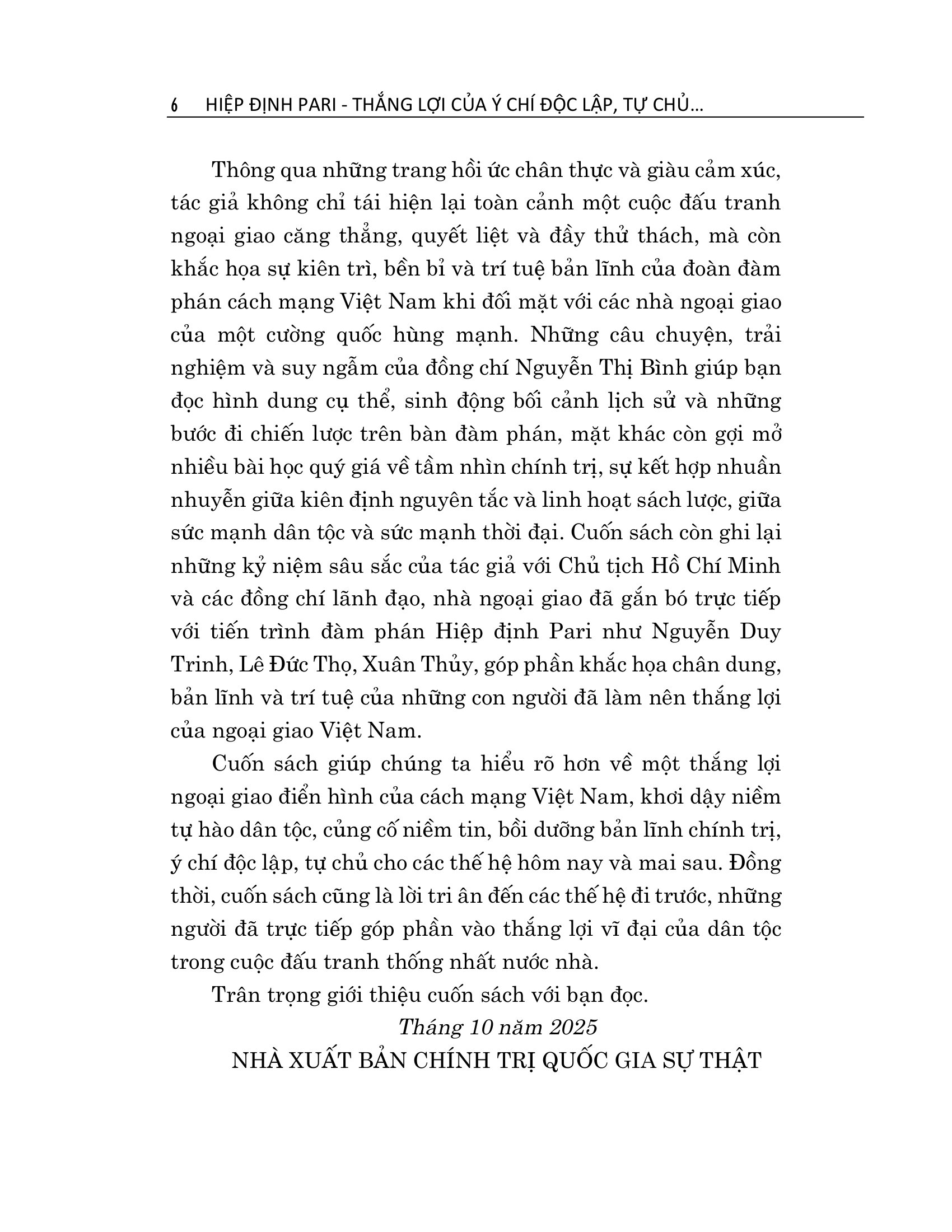 Hiệp Định Paris - Thắng Lợi Của Ý Chí Độc Lập, Tự Chủ Và Chính Nghĩa Việt Nam - Ảnh 5