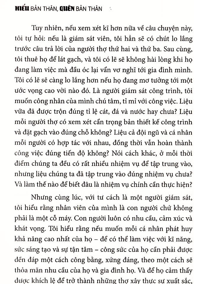 hiểu bản thân, quên bản thân - Ảnh 4