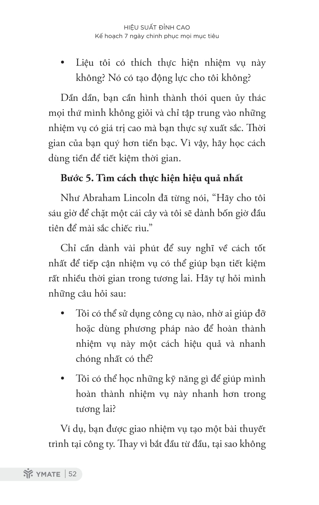 hiệu suất đỉnh cao - kế hoạch 7 ngày chinh phục mọi mục tiêu - Ảnh 14