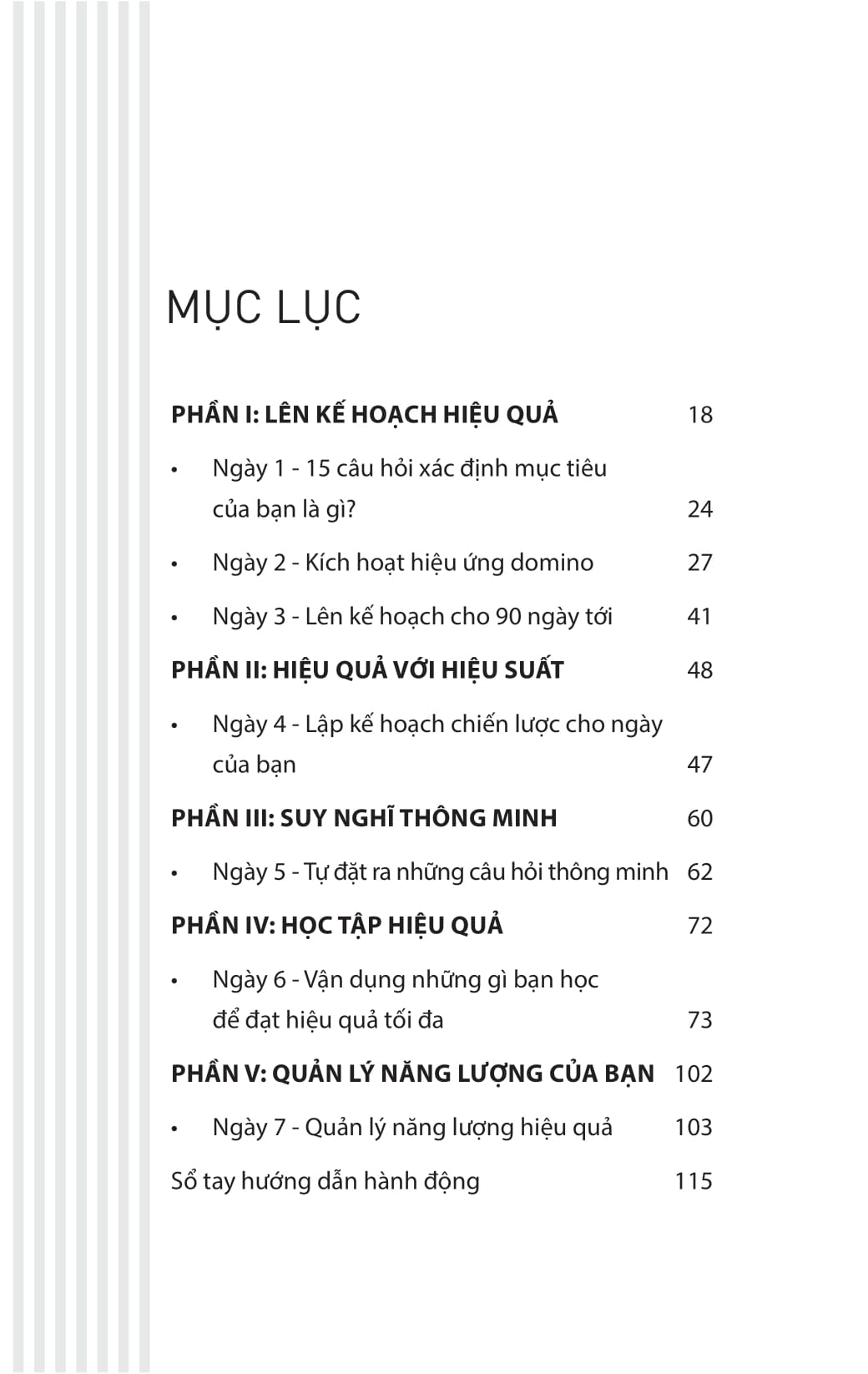 hiệu suất đỉnh cao - kế hoạch 7 ngày chinh phục mọi mục tiêu - Ảnh 4
