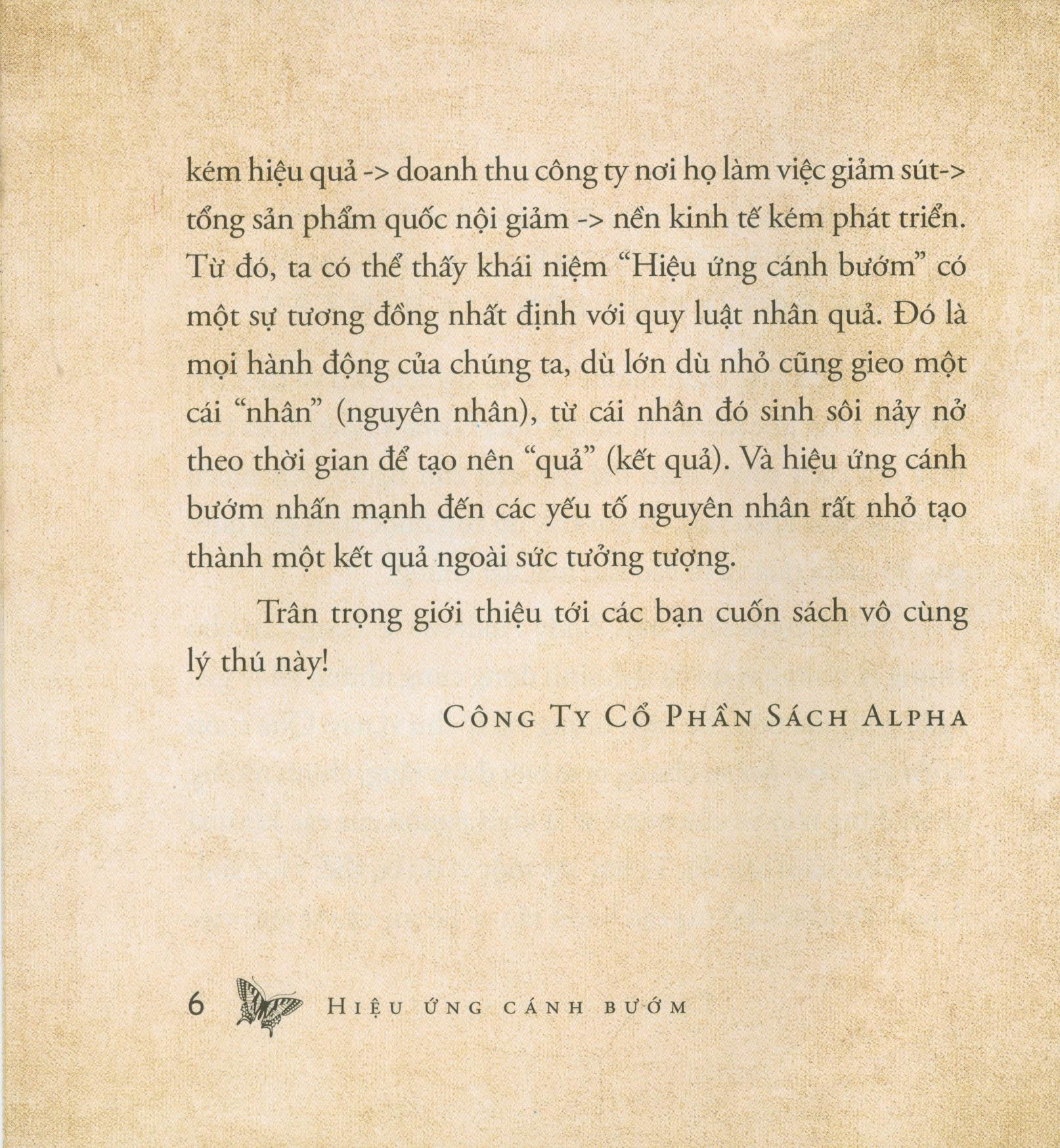 hiệu ứng cánh bướm (tái bản 2020) - Ảnh 4