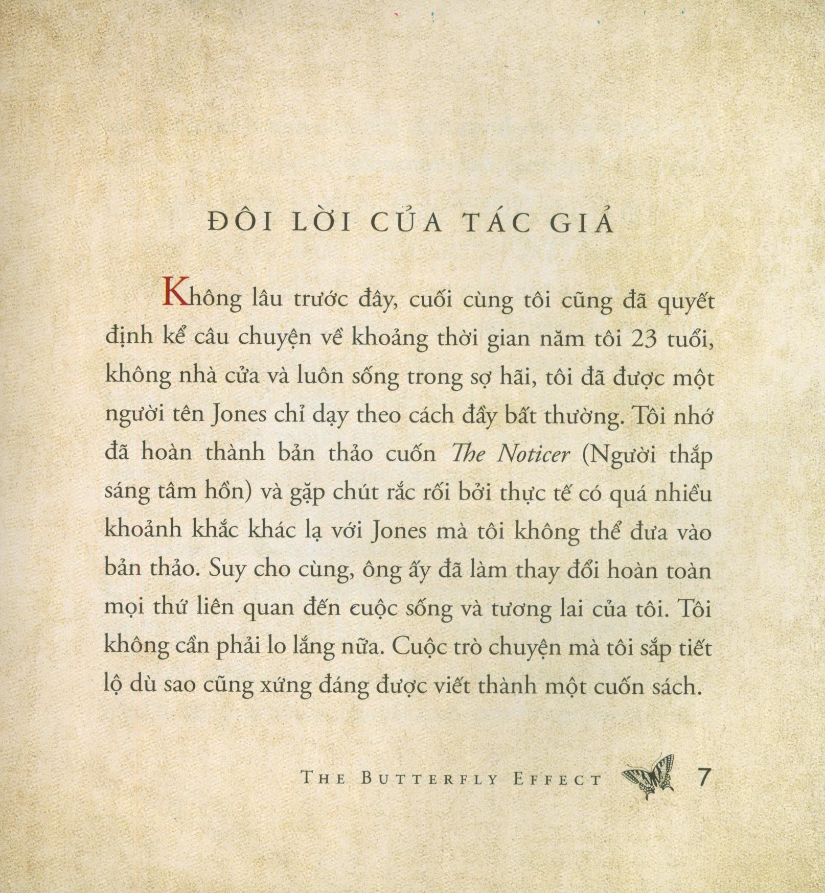 hiệu ứng cánh bướm (tái bản 2020) - Ảnh 5