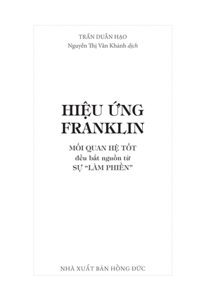 hiệu ứng franklin - mối quan hệ tốt đều bắt nguồn tự sự "làm phiền" - Ảnh 5