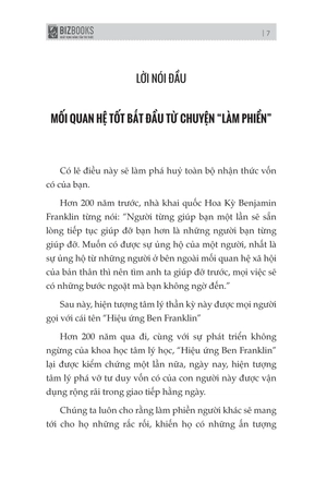 hiệu ứng franklin - mối quan hệ tốt đều bắt nguồn tự sự "làm phiền" - Ảnh 9