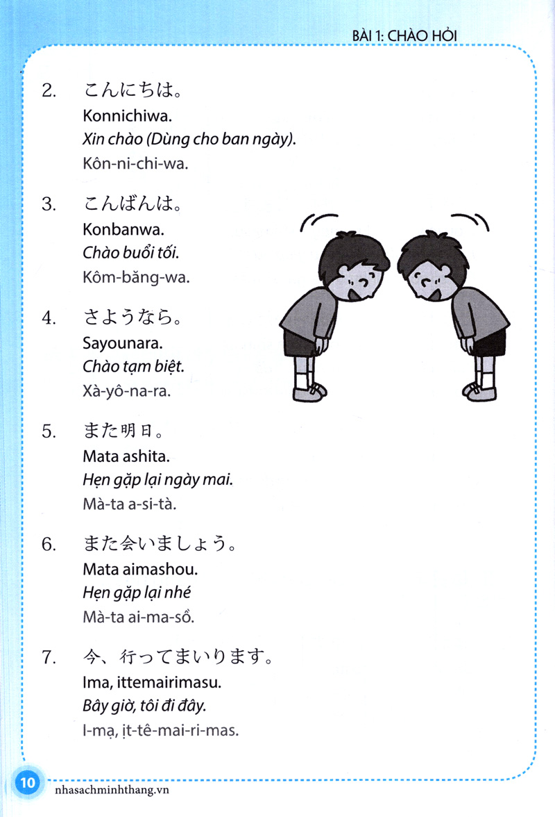hikari - 10 phút tự học tiếng nhật mỗi ngày (tái bản 2023) - Ảnh 6
