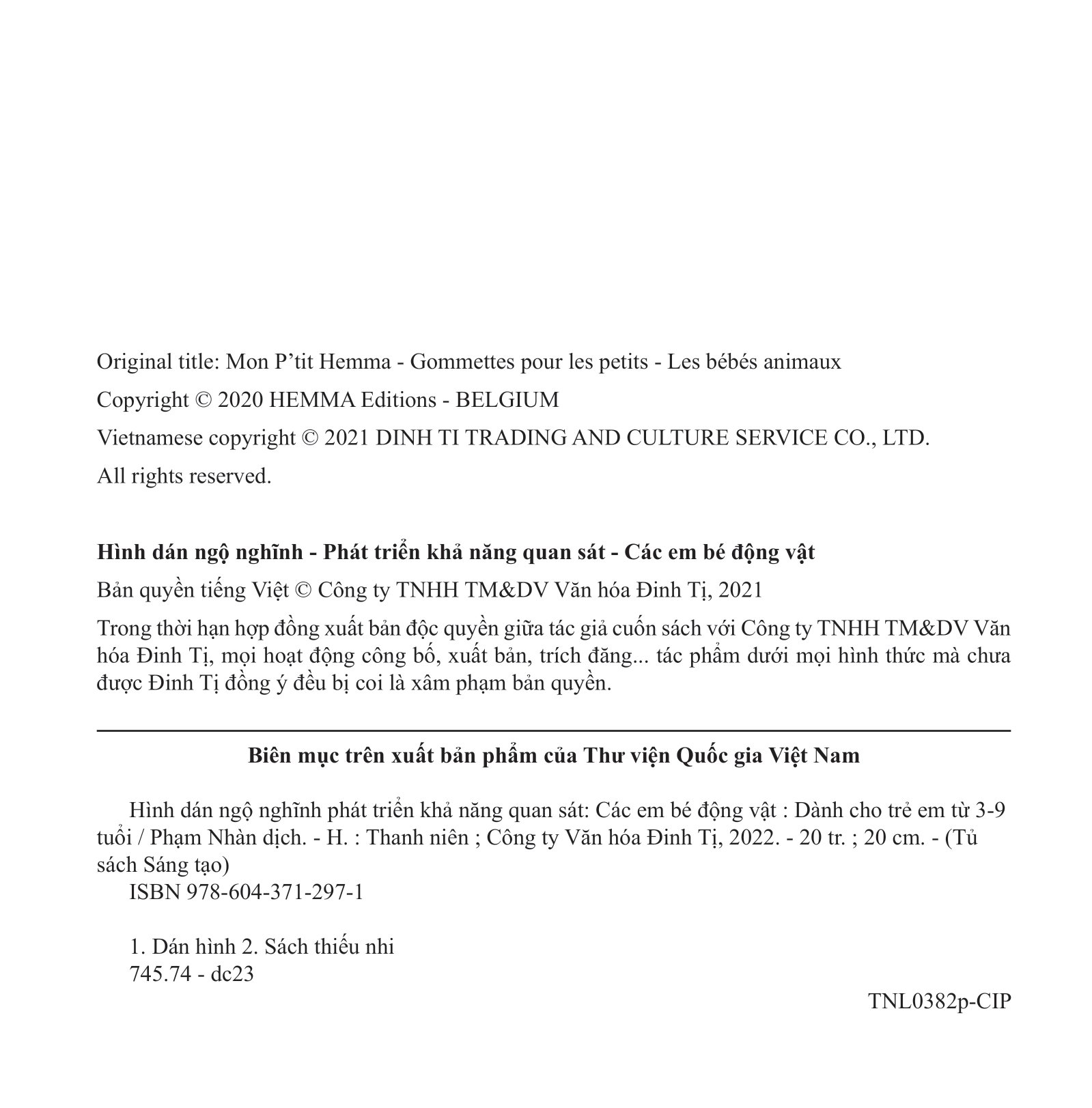 hình dán ngộ nghĩnh - phát triển khả năng quan sát - các em bé động vật - Ảnh 3