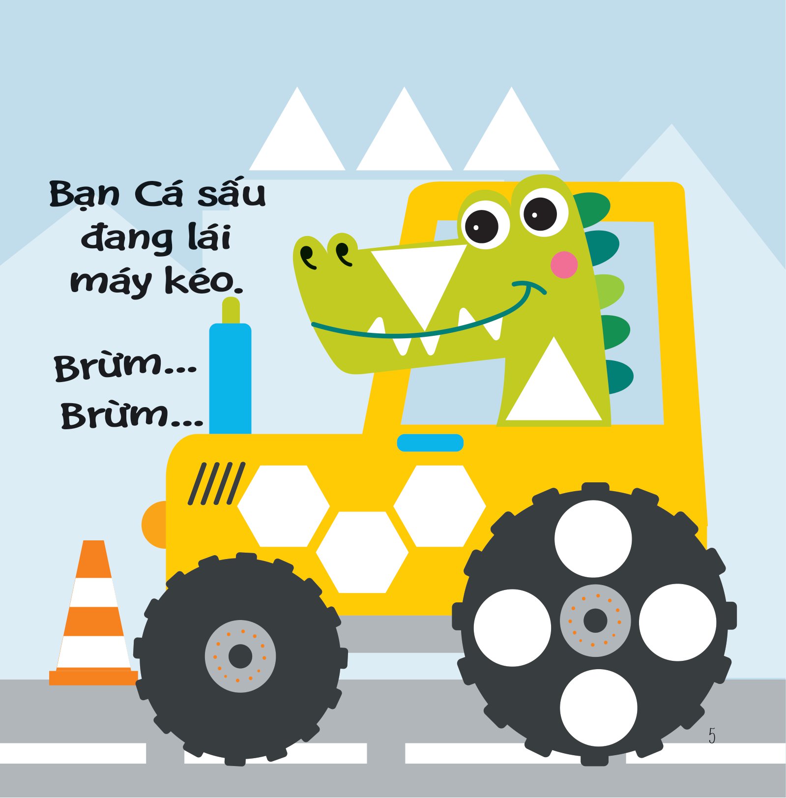 hình dán ngộ nghĩnh - phát triển khả năng quan sát - công trường xây dựng - Ảnh 6