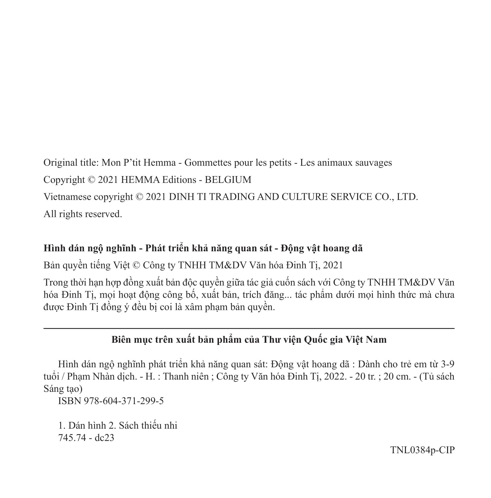 hình dán ngộ nghĩnh - phát triển khả năng quan sát - động vật hoang dã - Ảnh 3