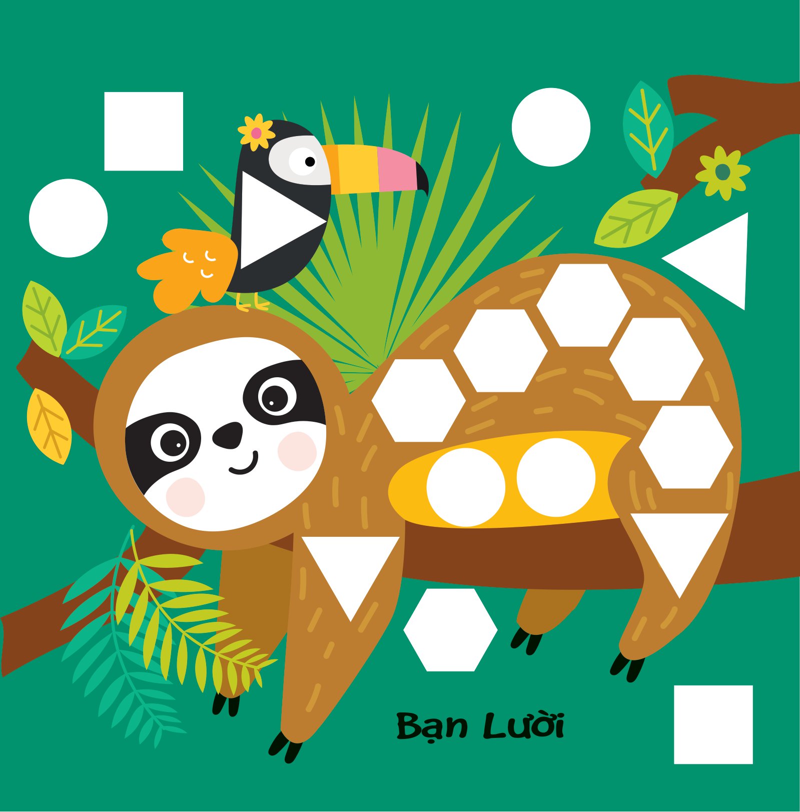 hình dán ngộ nghĩnh - phát triển khả năng quan sát - động vật hoang dã - Ảnh 4