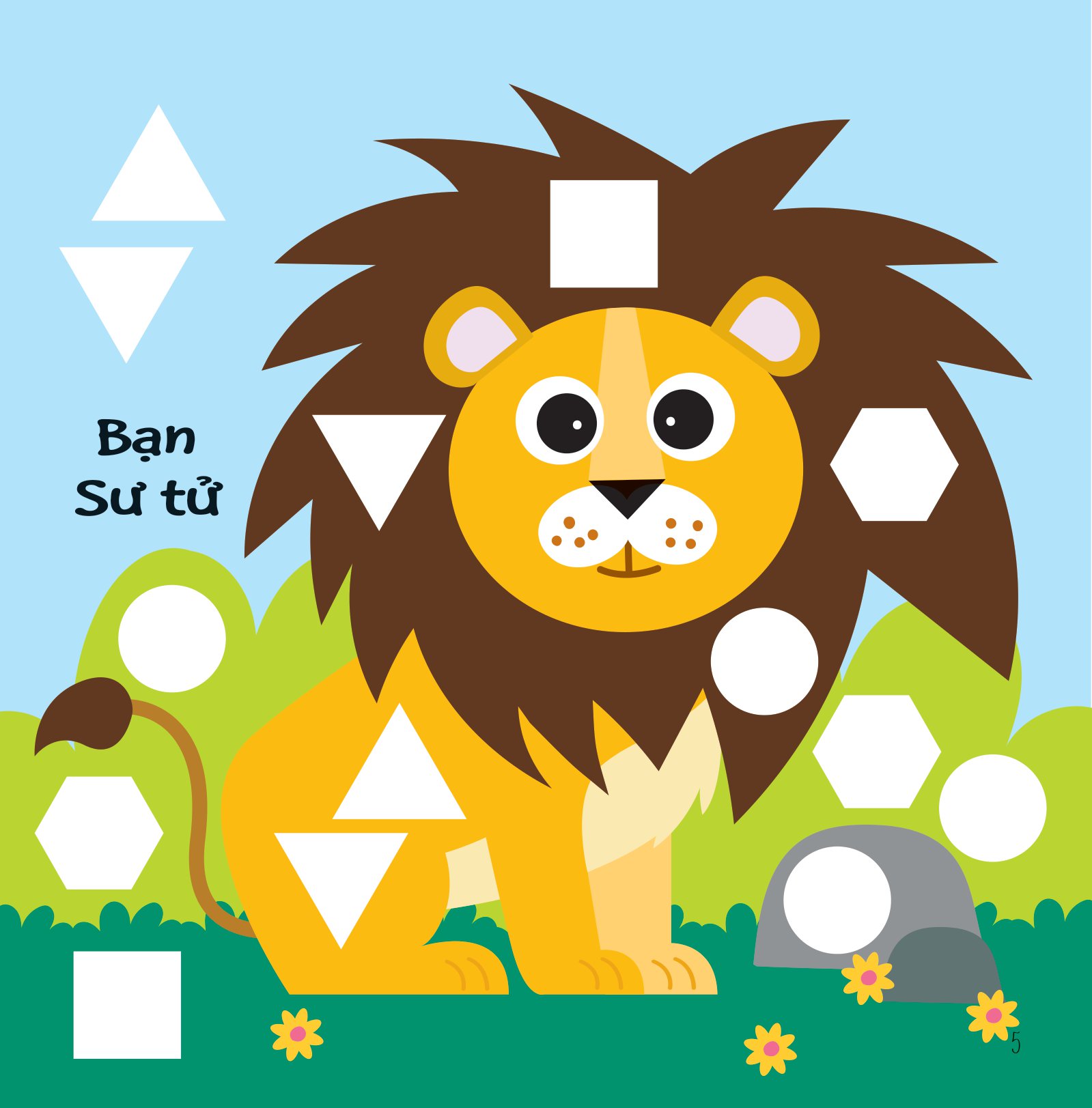 hình dán ngộ nghĩnh - phát triển khả năng quan sát - động vật hoang dã - Ảnh 6