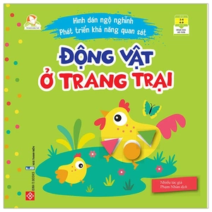 hình dán ngộ nghĩnh - phát triển khả năng quan sát - động vật ở trang trại