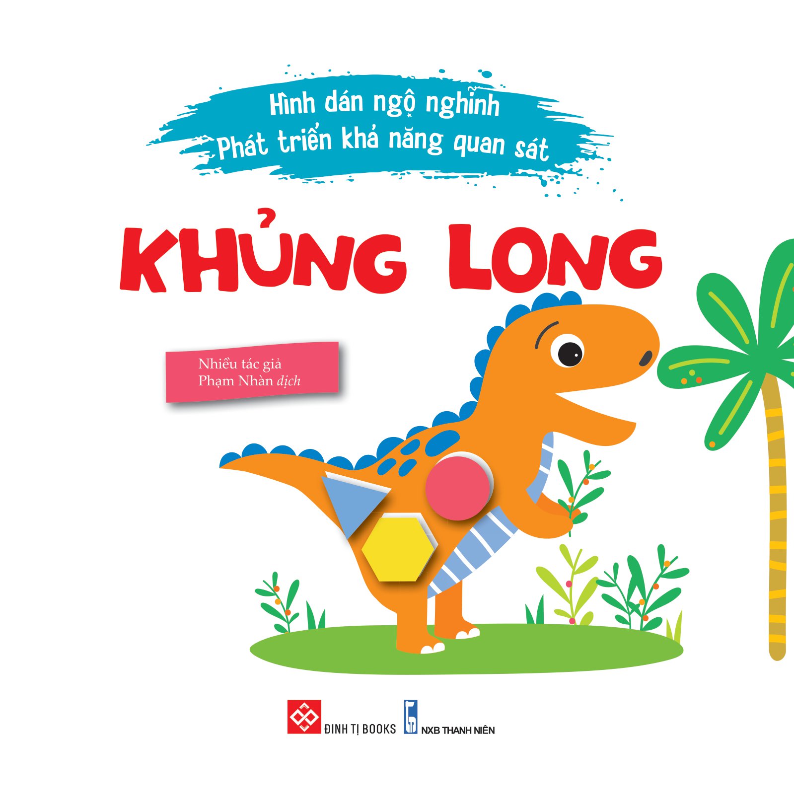 hình dán ngộ nghĩnh - phát triển khả năng quan sát - khủng long - Ảnh 2