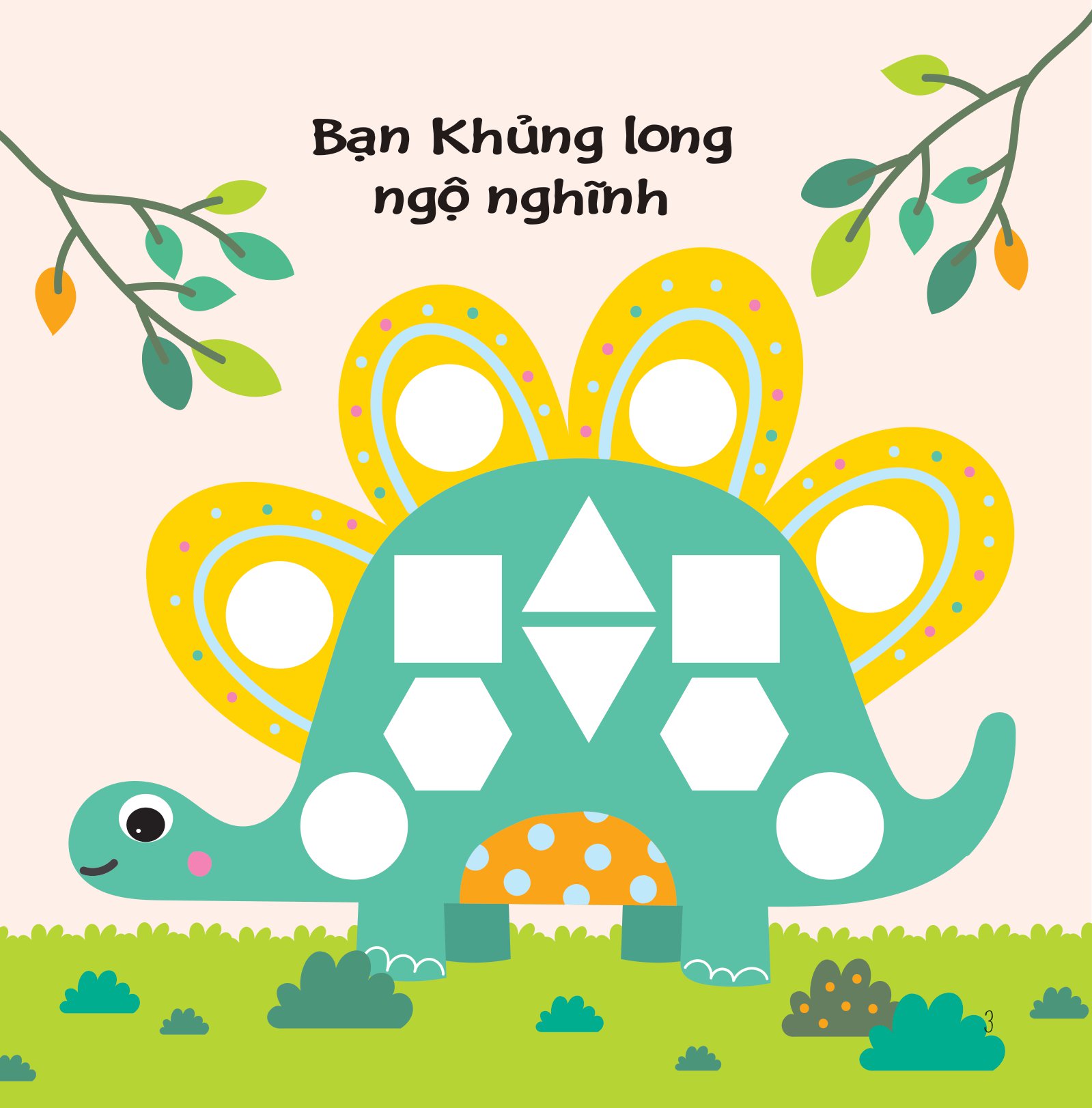 hình dán ngộ nghĩnh - phát triển khả năng quan sát - khủng long - Ảnh 4