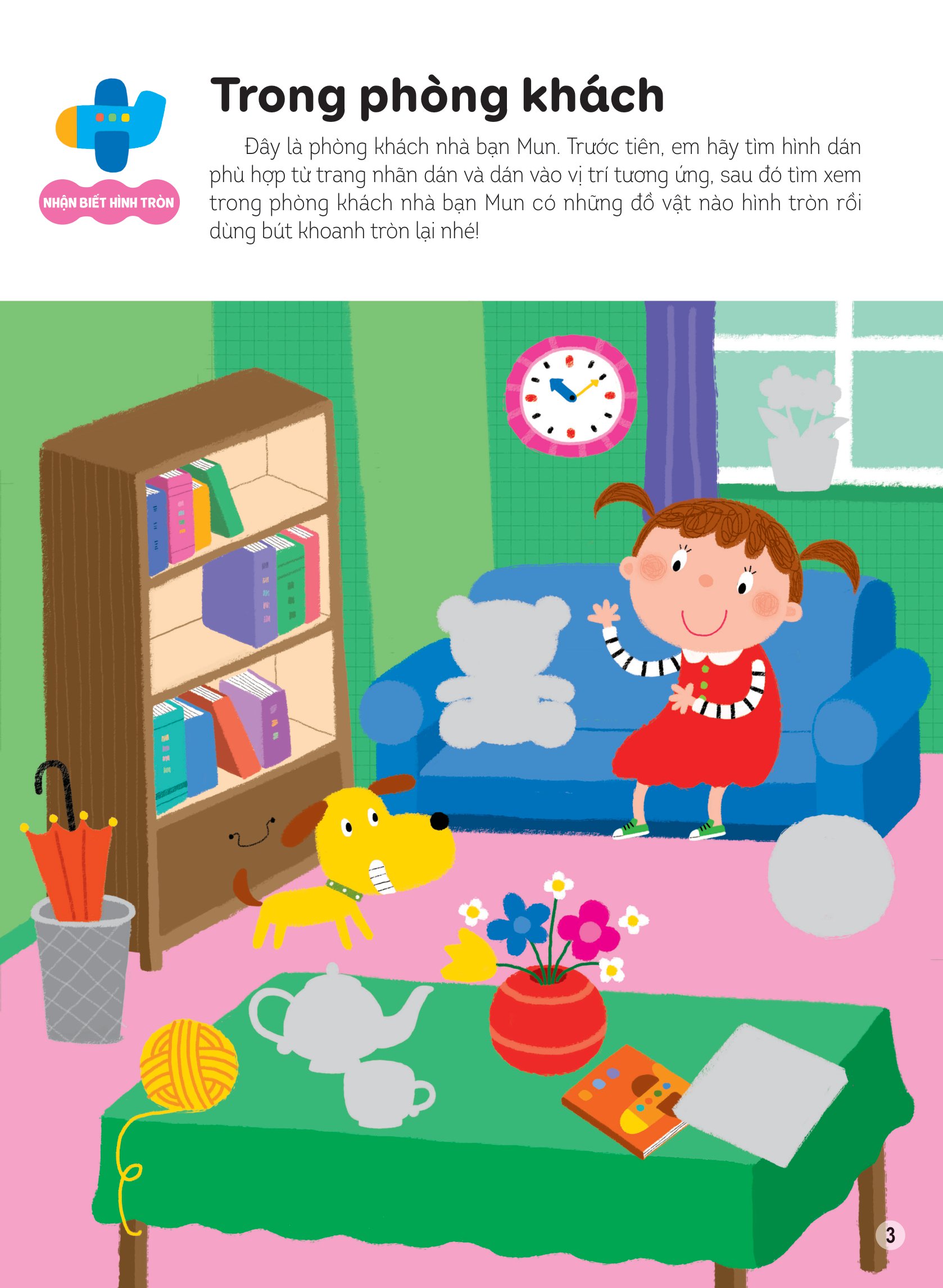 hình dán thông minh giúp bé làm quen với toán học - cây nấm của thỏ con - Ảnh 3