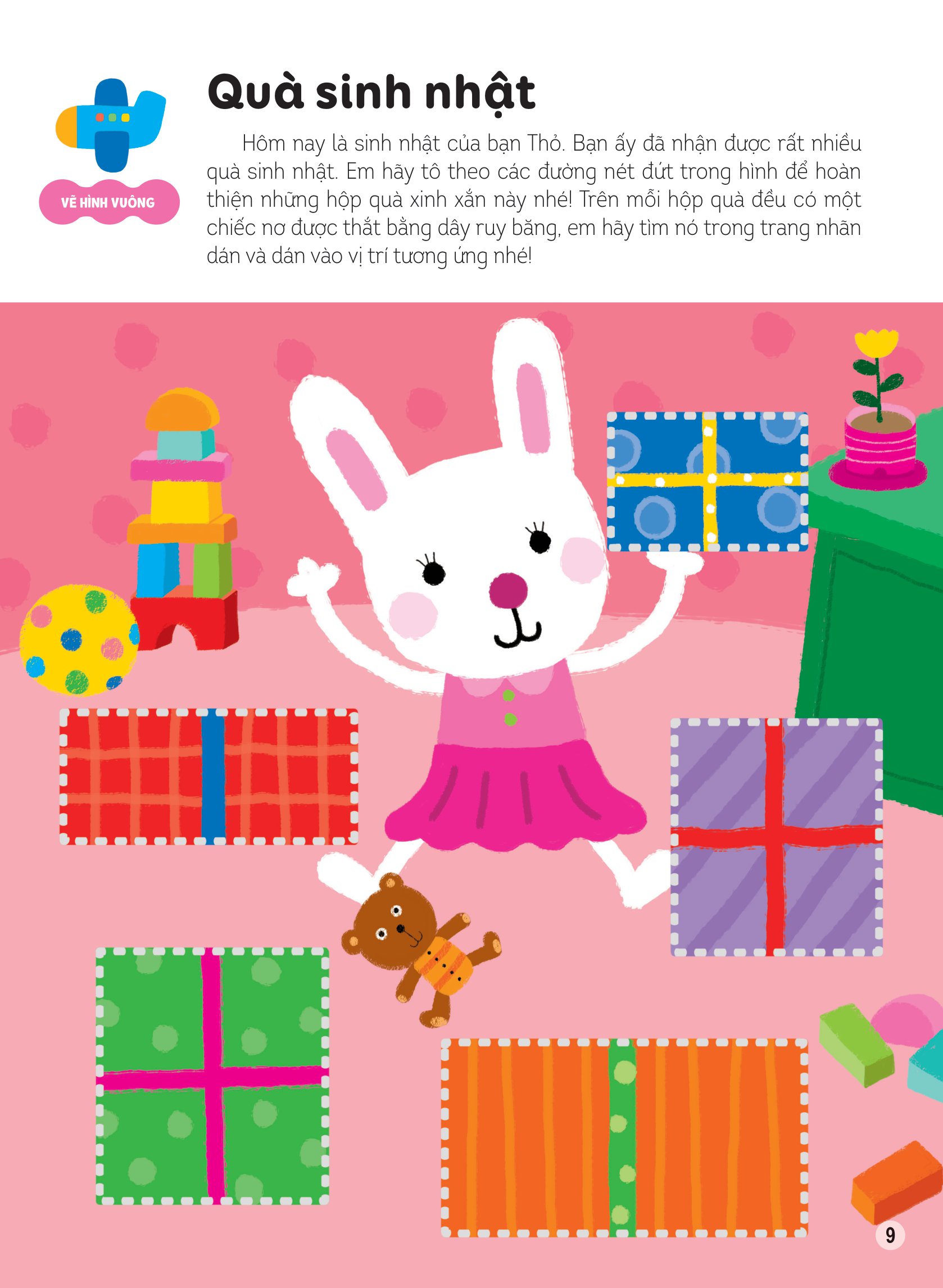 hình dán thông minh giúp bé làm quen với toán học - cây nấm của thỏ con - Ảnh 9