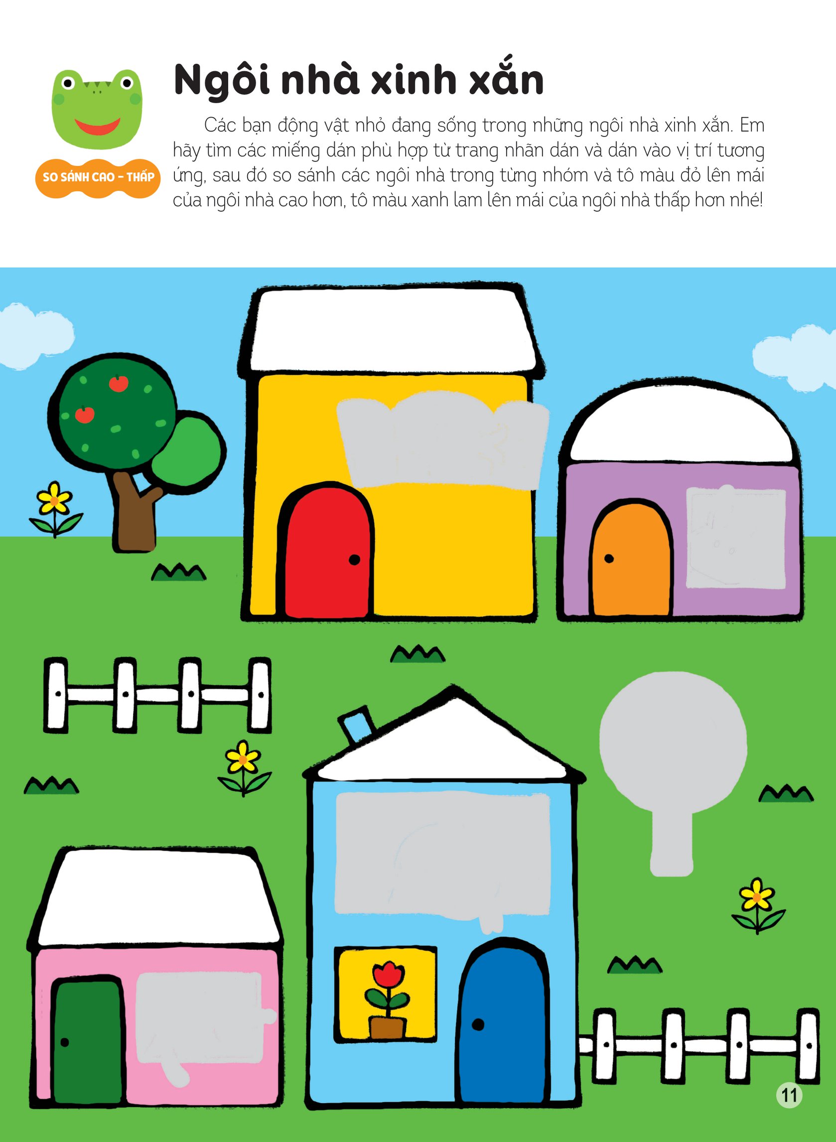 hình dán thông minh giúp bé làm quen với toán học - mèo con câu cá - Ảnh 11