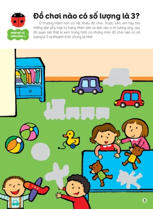 hình dán thông minh giúp bé làm quen với toán học - quầy hoa quả của lợn con - Ảnh 5