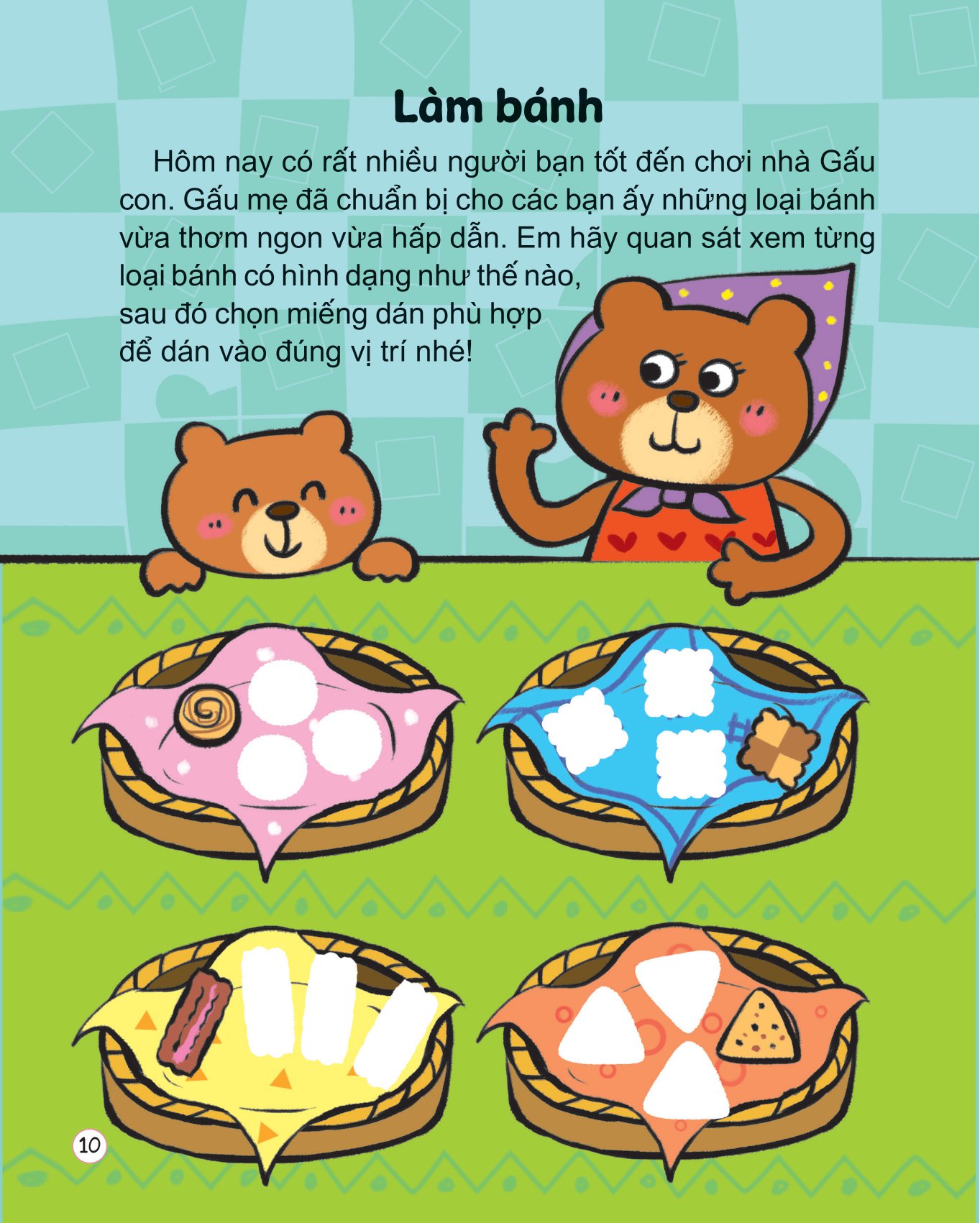 hình dán thú vị - rèn trí thông minh - nhận biết hình dạng - Ảnh 3