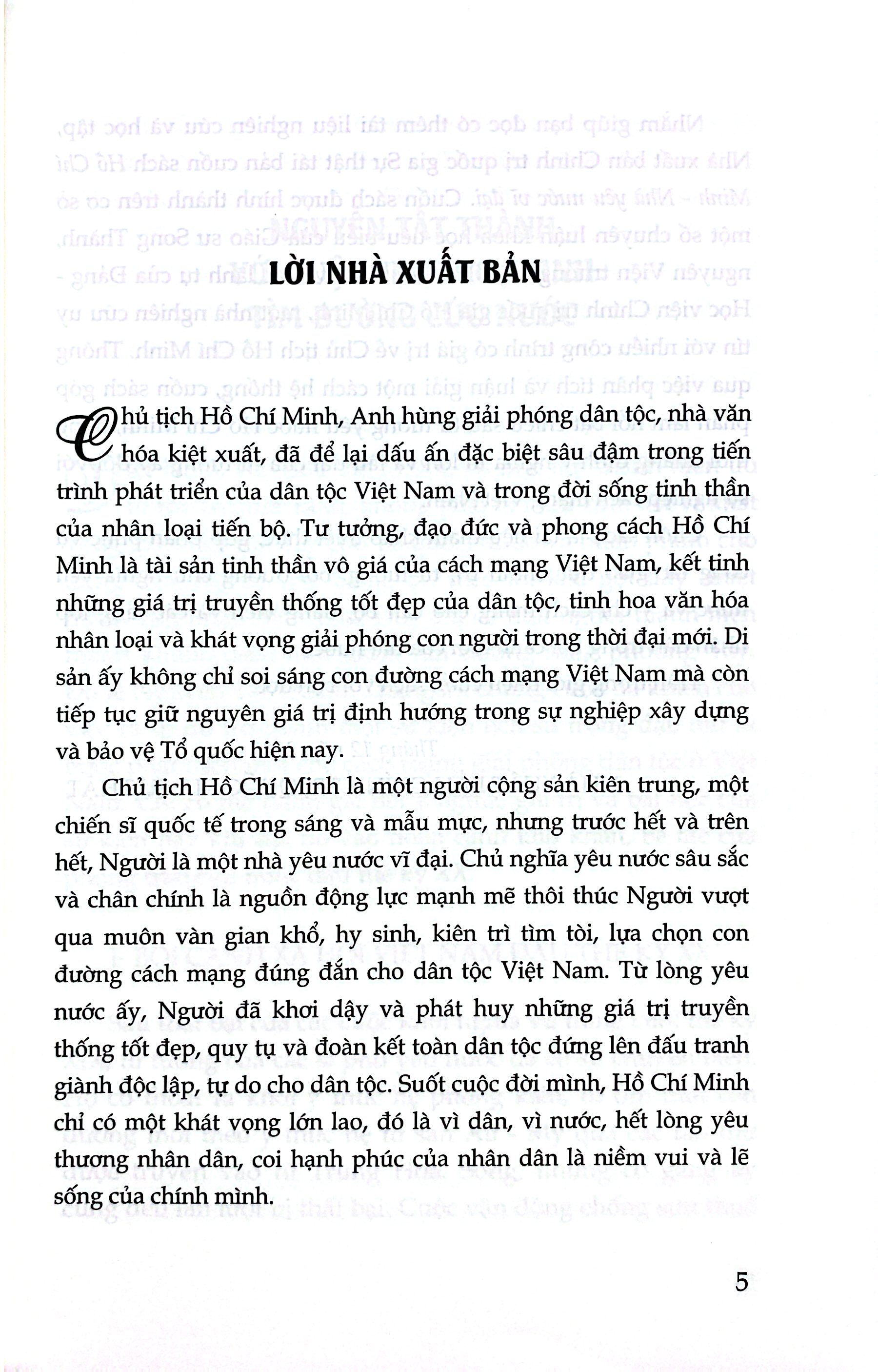 Hồ Chí Minh Nhà Yêu Nước Vĩ Đại (Xuất Bản Lần Thứ Hai) - Ảnh 4