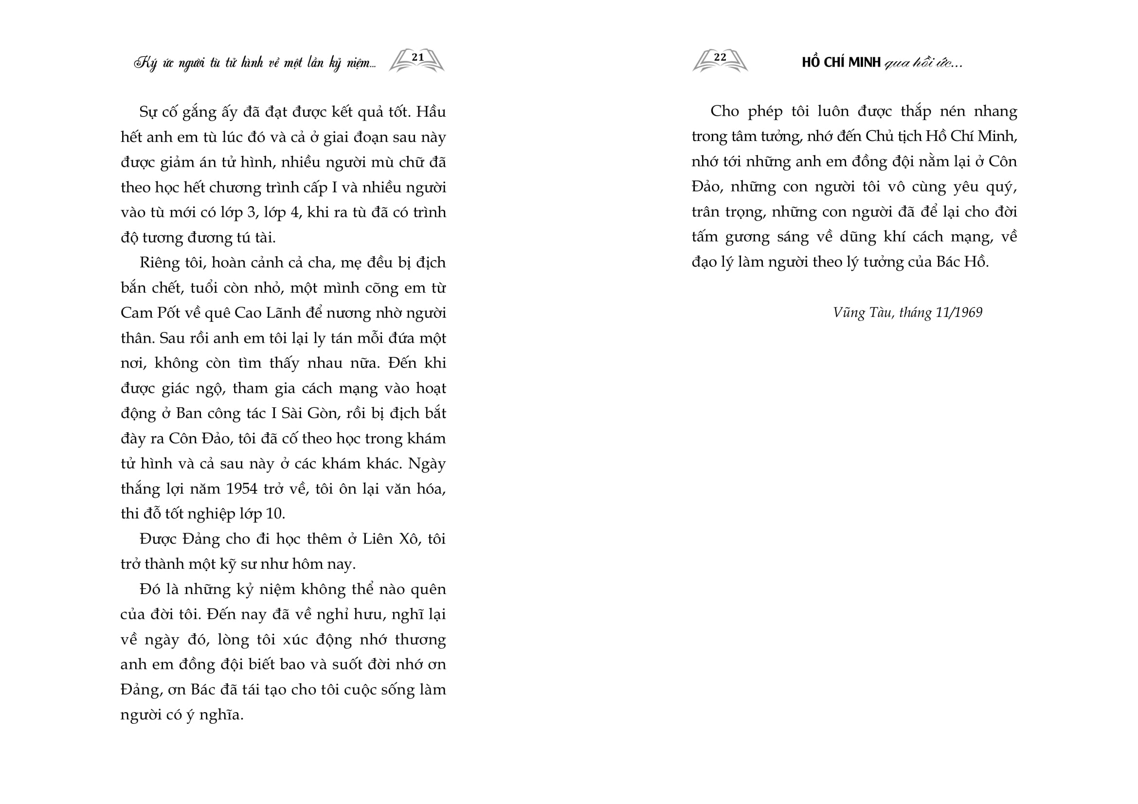 Hồ Chí Minh Qua Hồi Ức Của Những Cựu Tù Chính Trị Côn Đảo - Ảnh 15