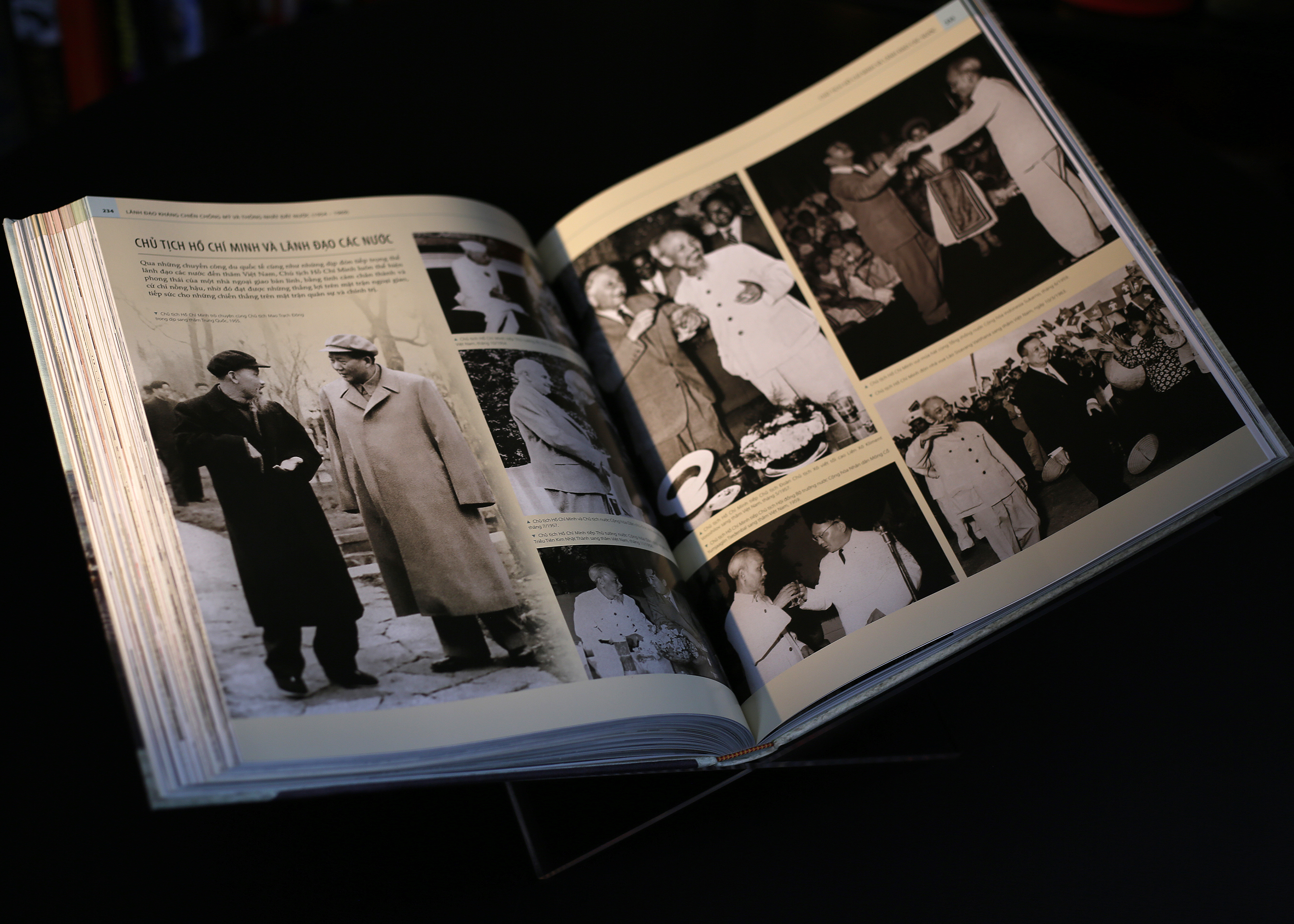Hồ Chí Minh - Tiểu Sử Bằng Hình - Ấn Bản Giới Hạn - Bìa Vải - Ảnh 16