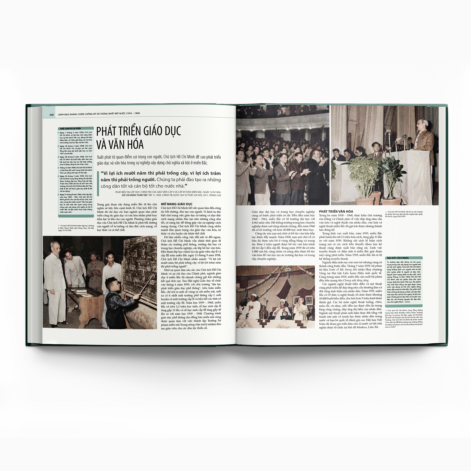 Hồ Chí Minh - Tiểu Sử Bằng Hình - Bìa Cứng - Tặng Kèm 1 Bookmark + 4 Postcard - Ảnh 13