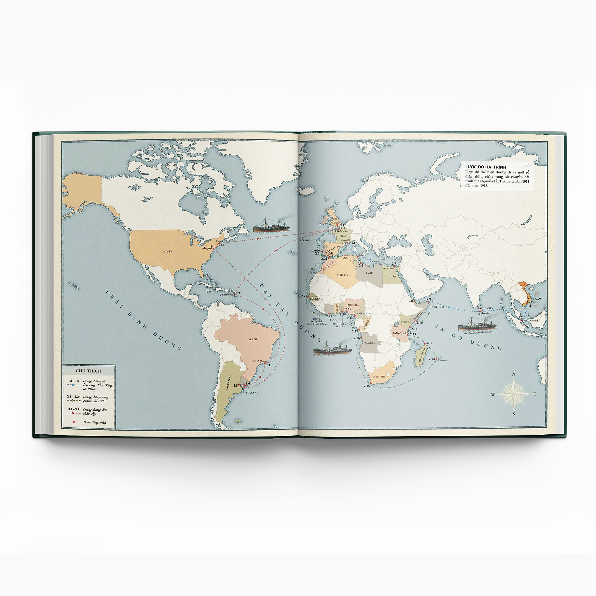 Hồ Chí Minh - Tiểu Sử Bằng Hình - Bìa Cứng - Tặng Kèm 1 Bookmark + 4 Postcard - Ảnh 9