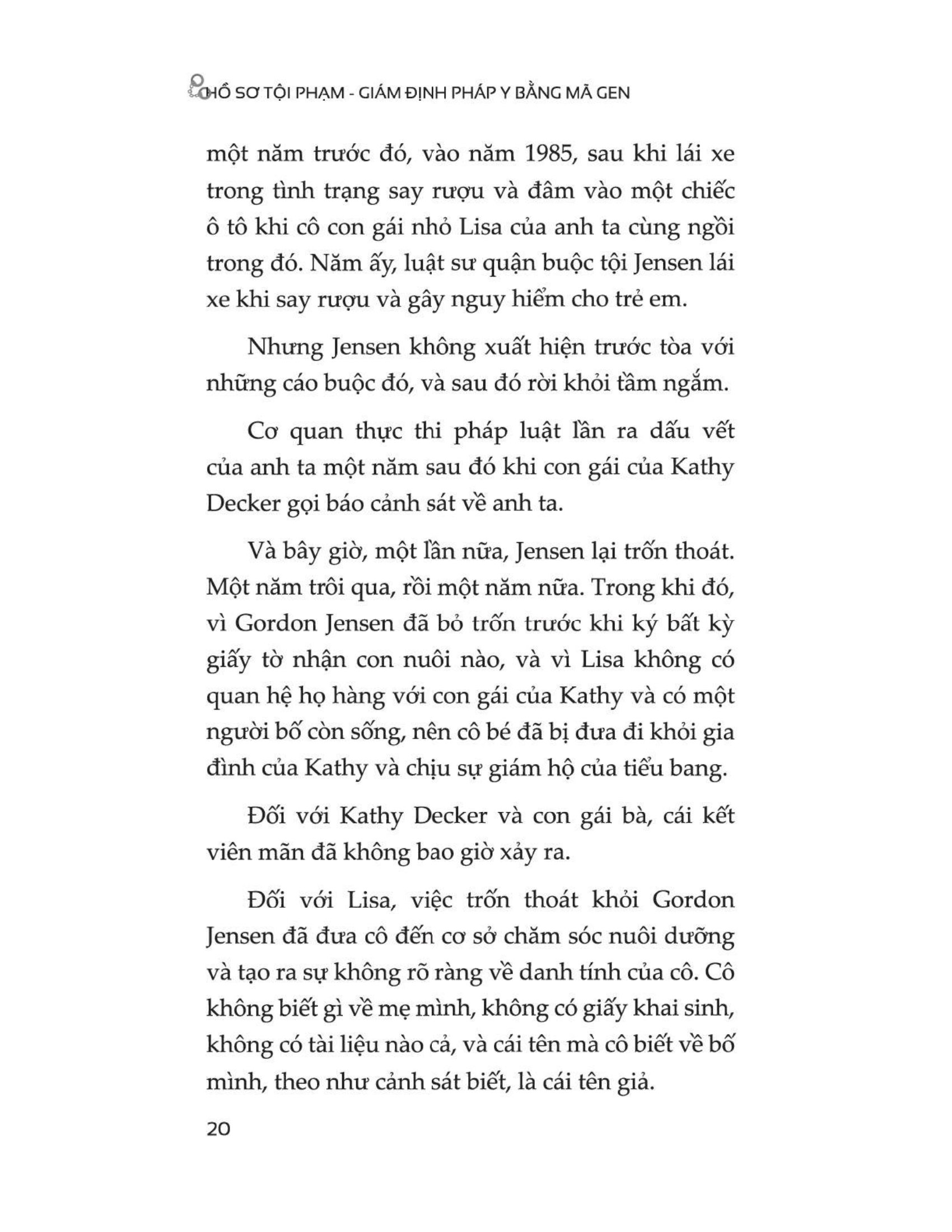 hồ sơ tội phạm - giám định pháp y bằng mã gen - Ảnh 8