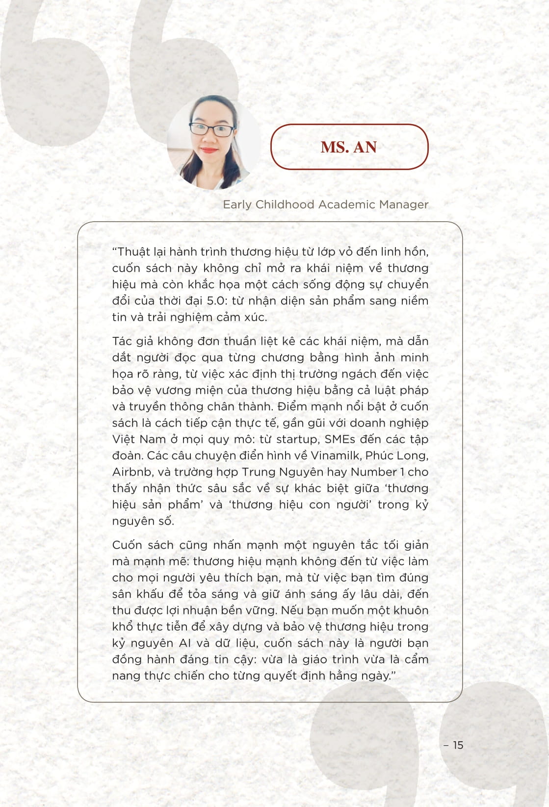 Hoa Hau Ngach - Book 1 - Bien Thuong Hieu Thanh Tien - Bi Quyet Chien Thang Moi Thi Truong - Ảnh 12