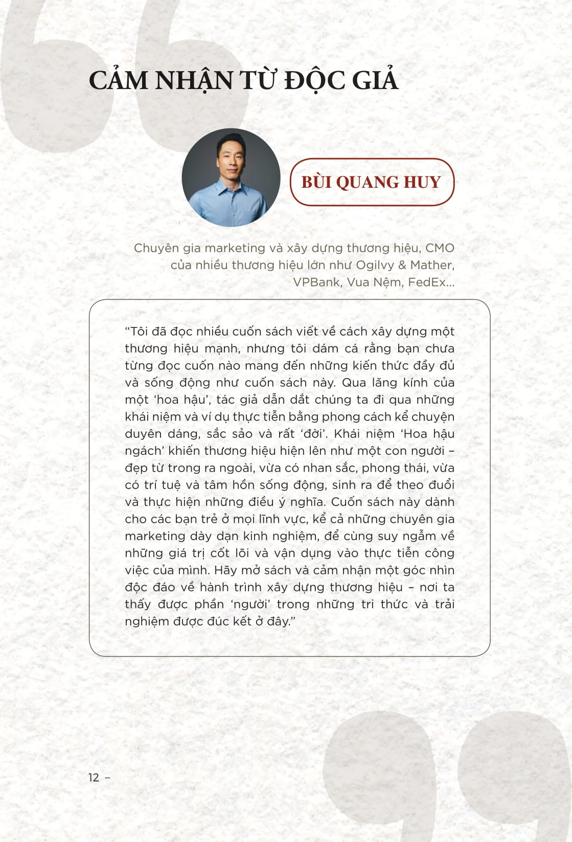 Hoa Hau Ngach - Book 1 - Bien Thuong Hieu Thanh Tien - Bi Quyet Chien Thang Moi Thi Truong - Ảnh 9