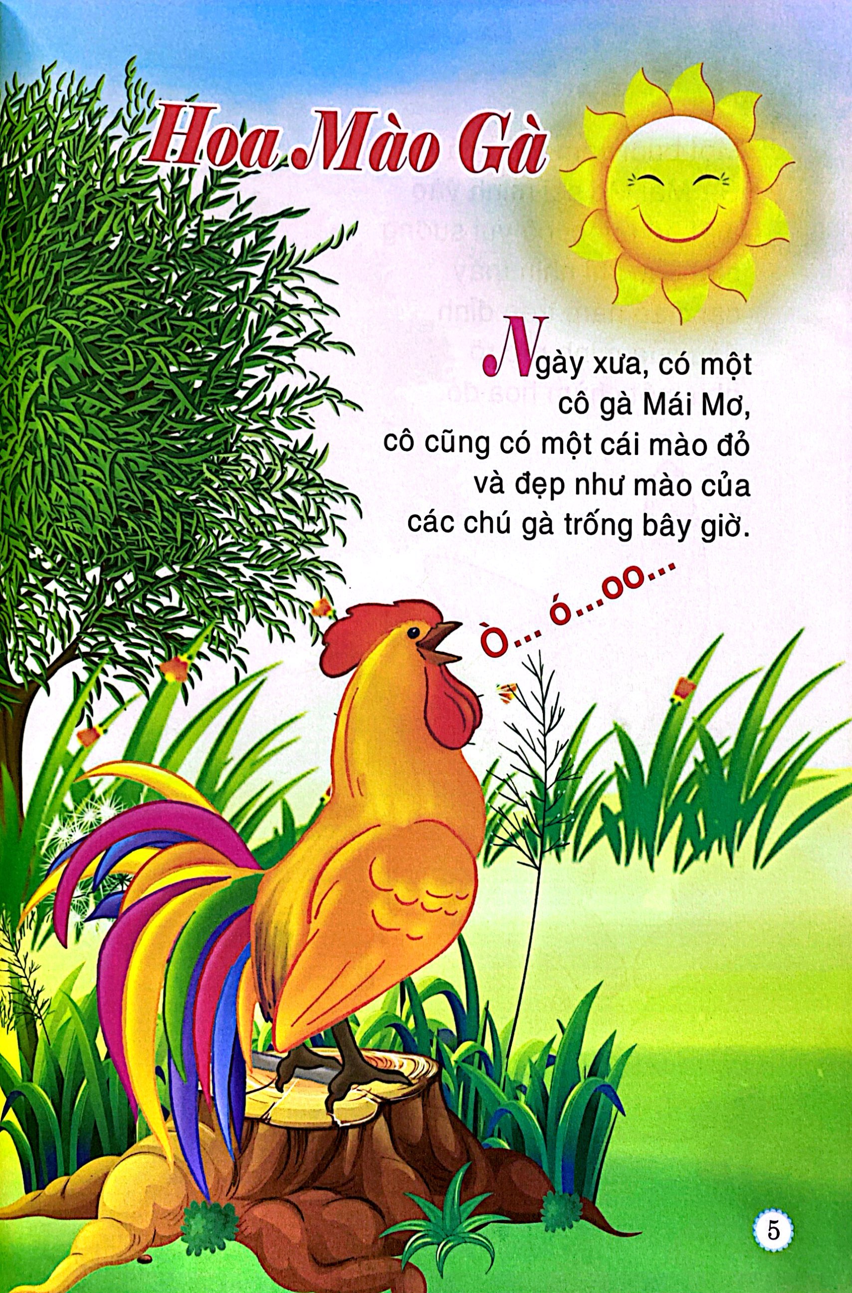 hoa mào gà - truyện cho bé mầm non - Ảnh 5