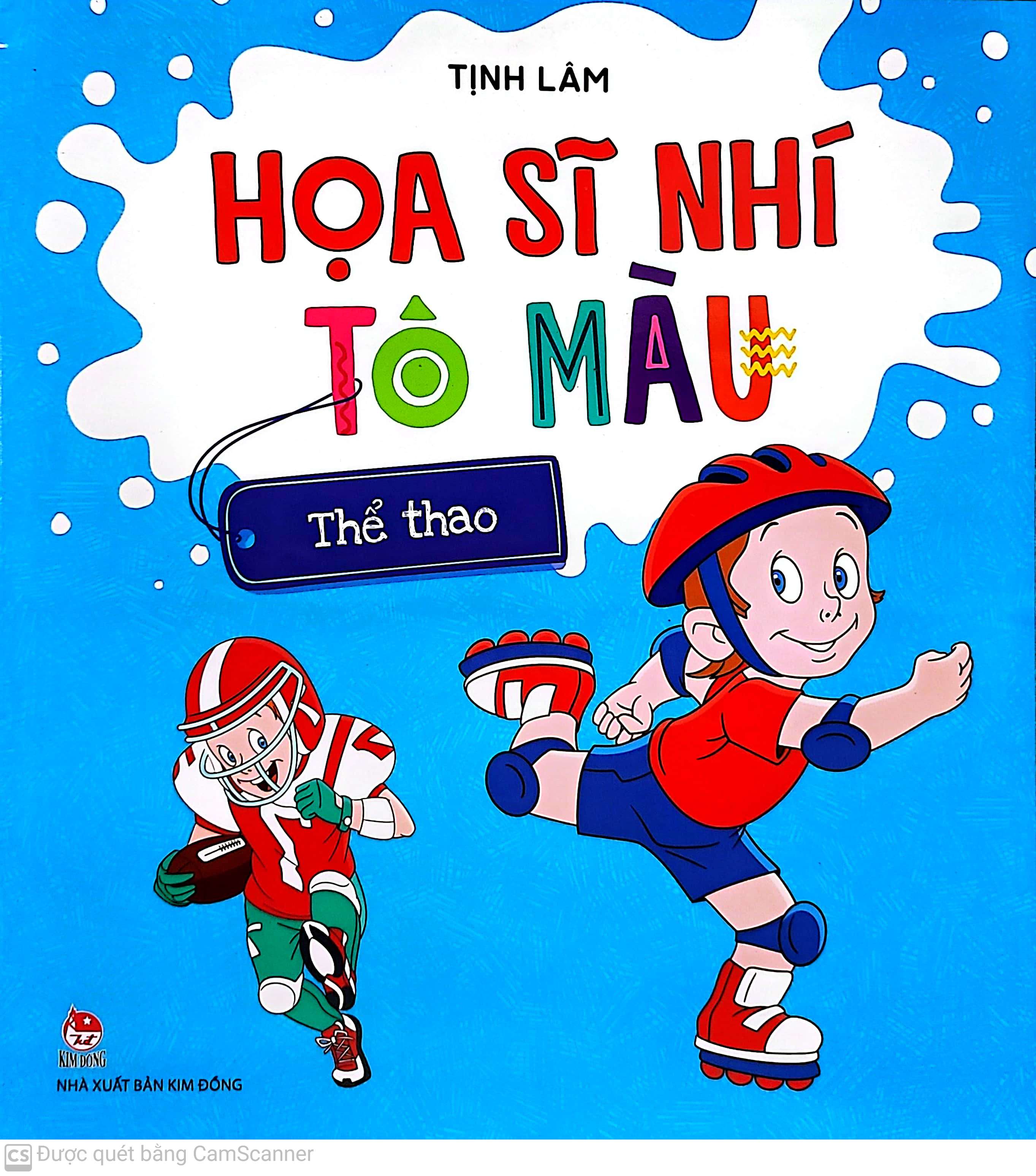 họa sĩ nhí tô màu - thể thao - Ảnh 2