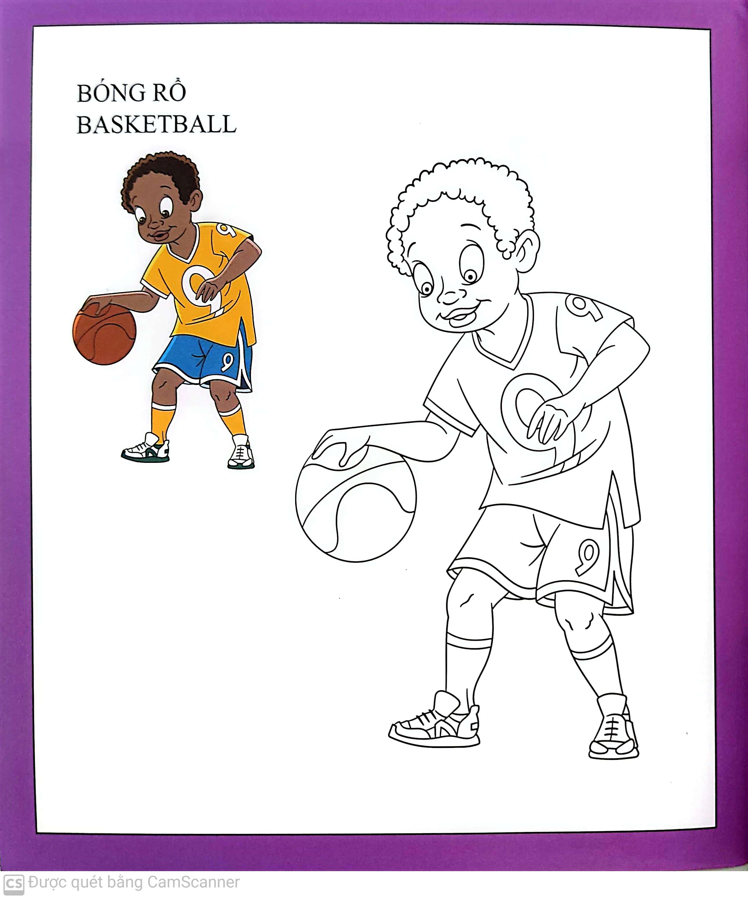 họa sĩ nhí tô màu - thể thao - Ảnh 3