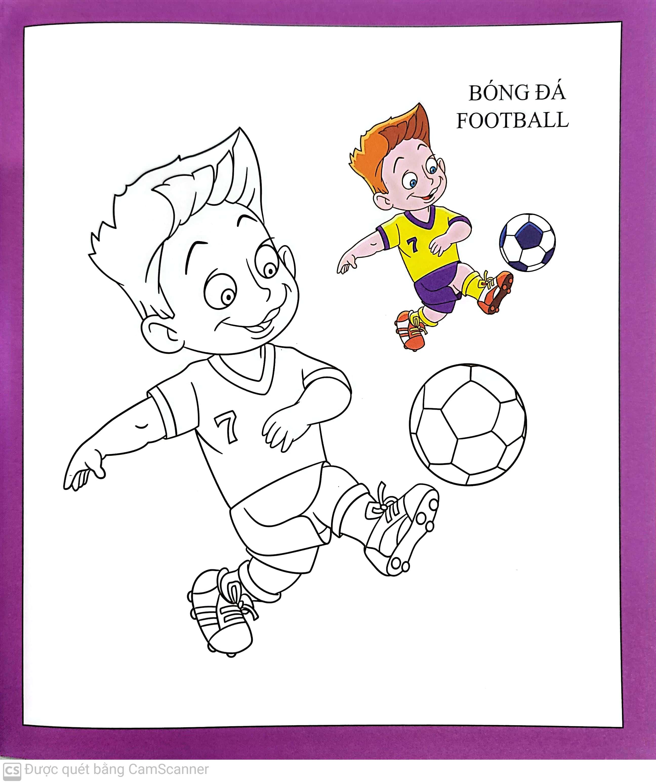 họa sĩ nhí tô màu - thể thao - Ảnh 4