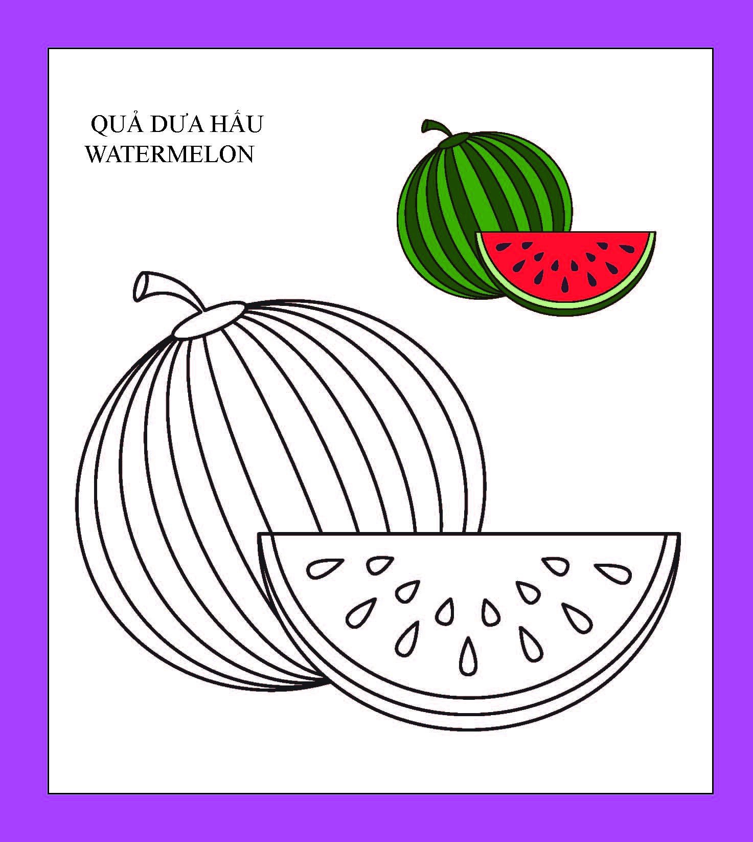 họa sĩ nhí tô màu - trái cây (tái bản 2023) - Ảnh 2
