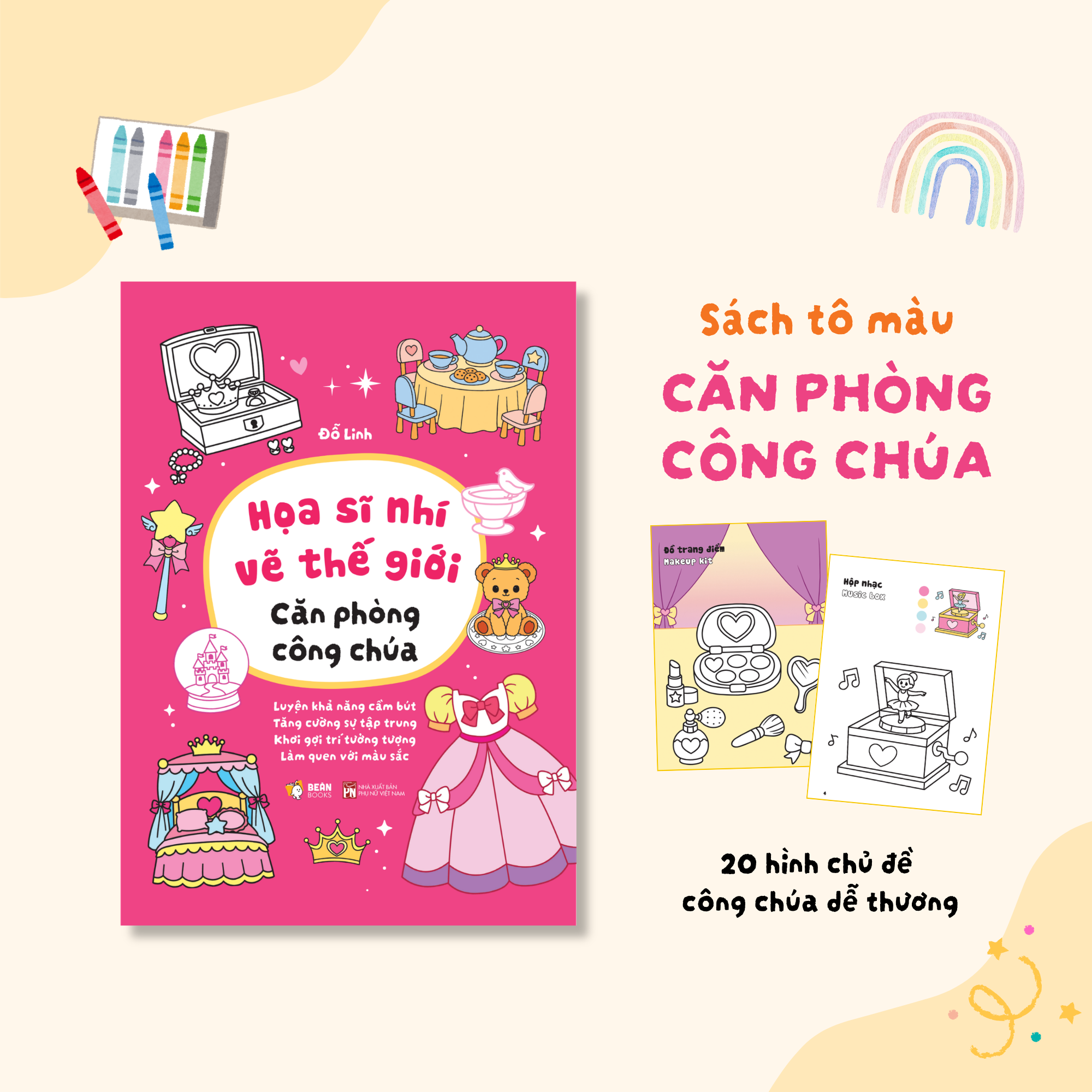 Họa Sĩ Nhí Vẽ Thế Giới - Căn Phòng Công Chúa - Ảnh 4