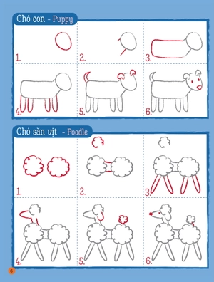 họa sĩ tí hon - learn to draw... animals! - nào, ta cùng học vẽ… các loài động vật! - Ảnh 2
